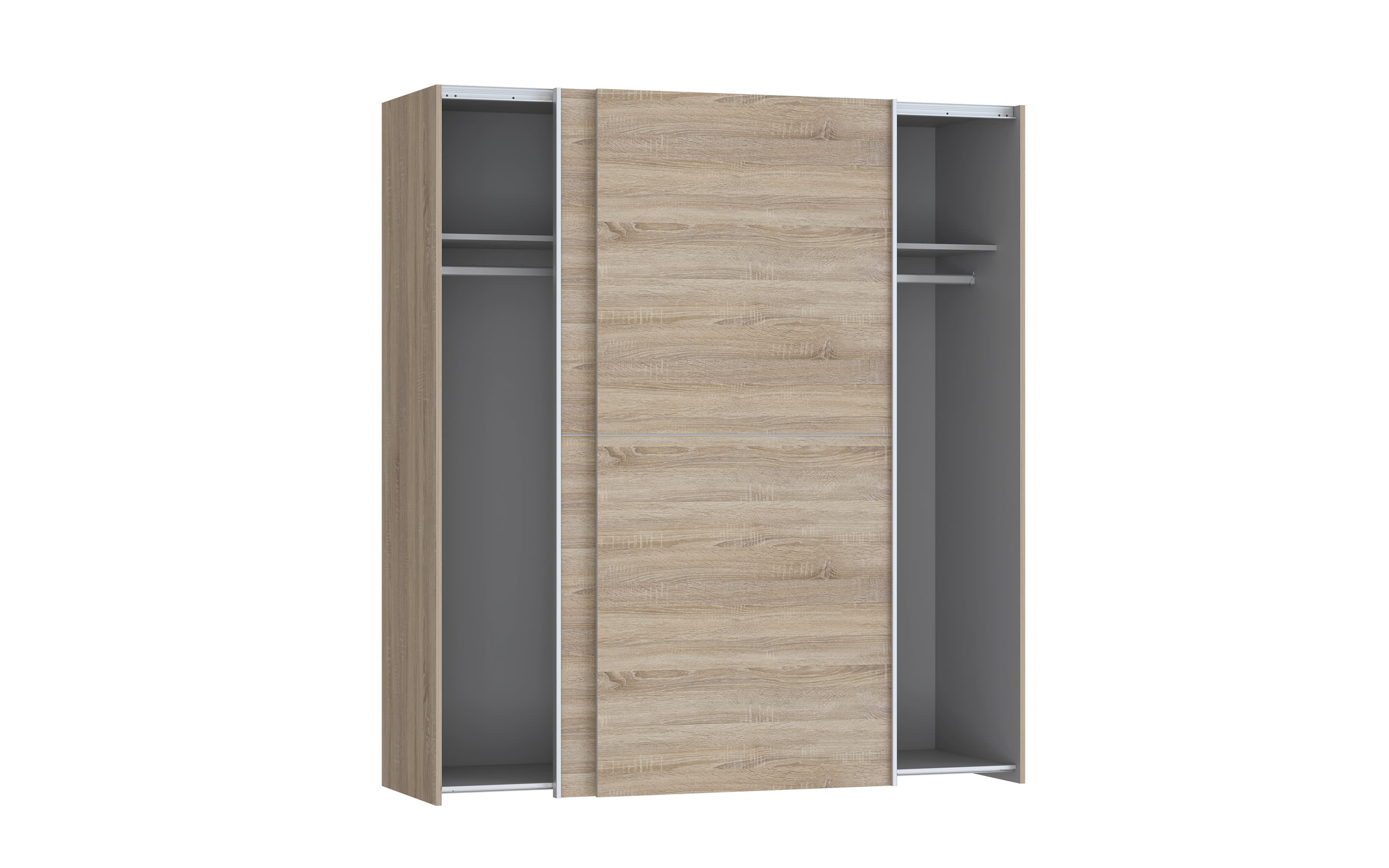 Kleiderschrank Dederik, Sonoma Eiche-Nachbildung