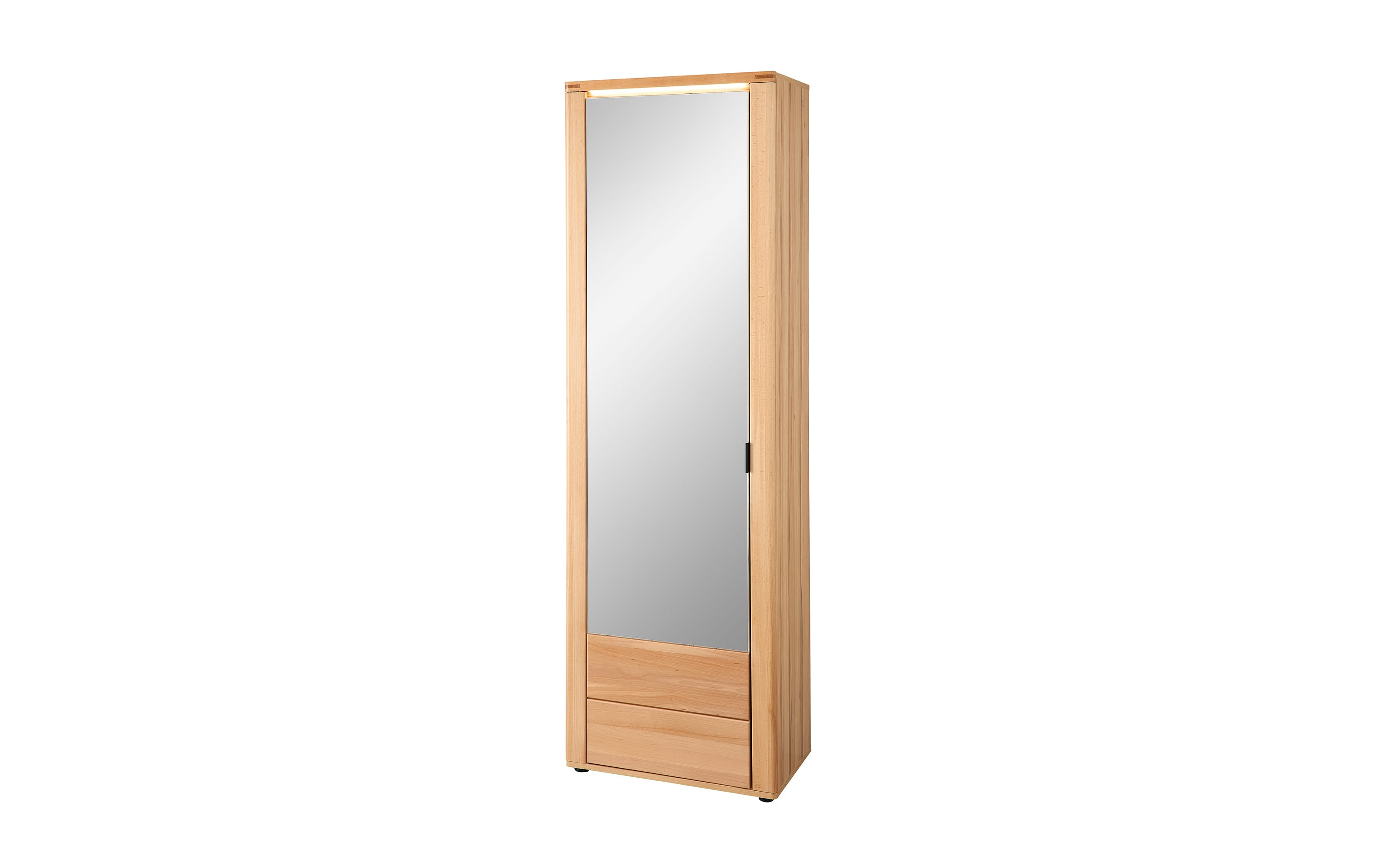 Garderobenschrank Cambra, Wildbuche-Nachbildung, inkl. LED-Beleuchtung