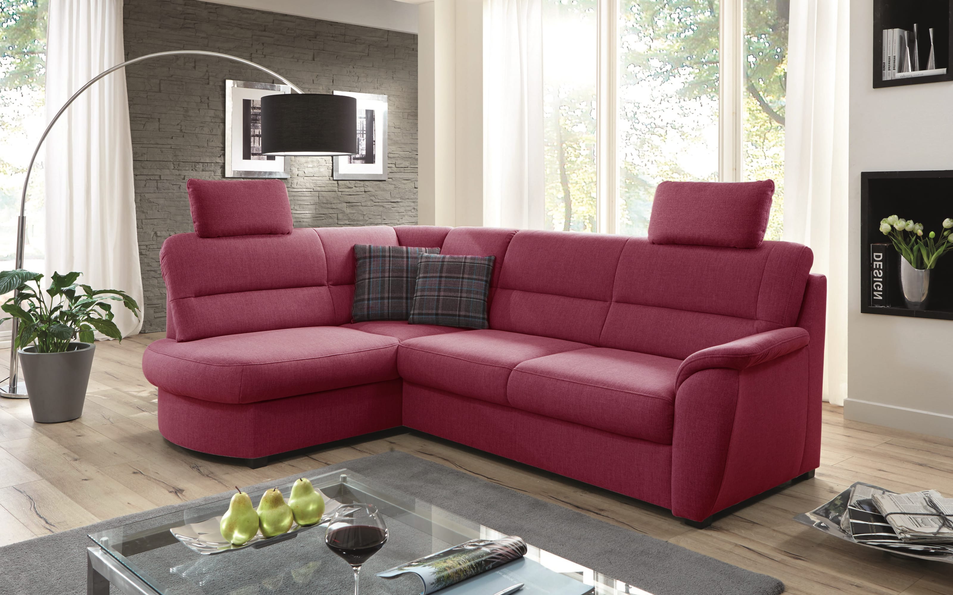 Wohnlandschaft Pandora, chianti, Ottomane links