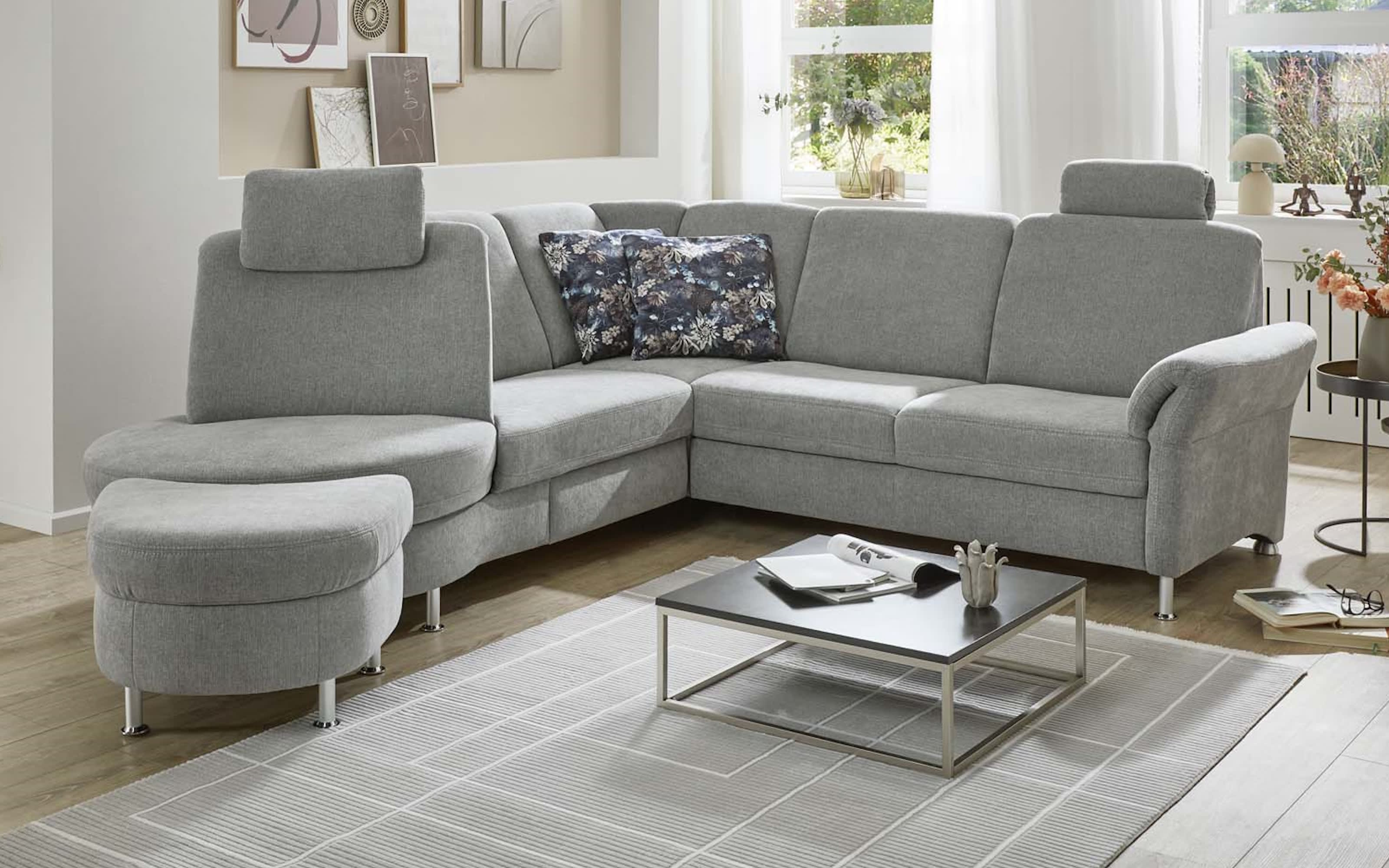 Wohnlandschaft PP-HS23124, silver