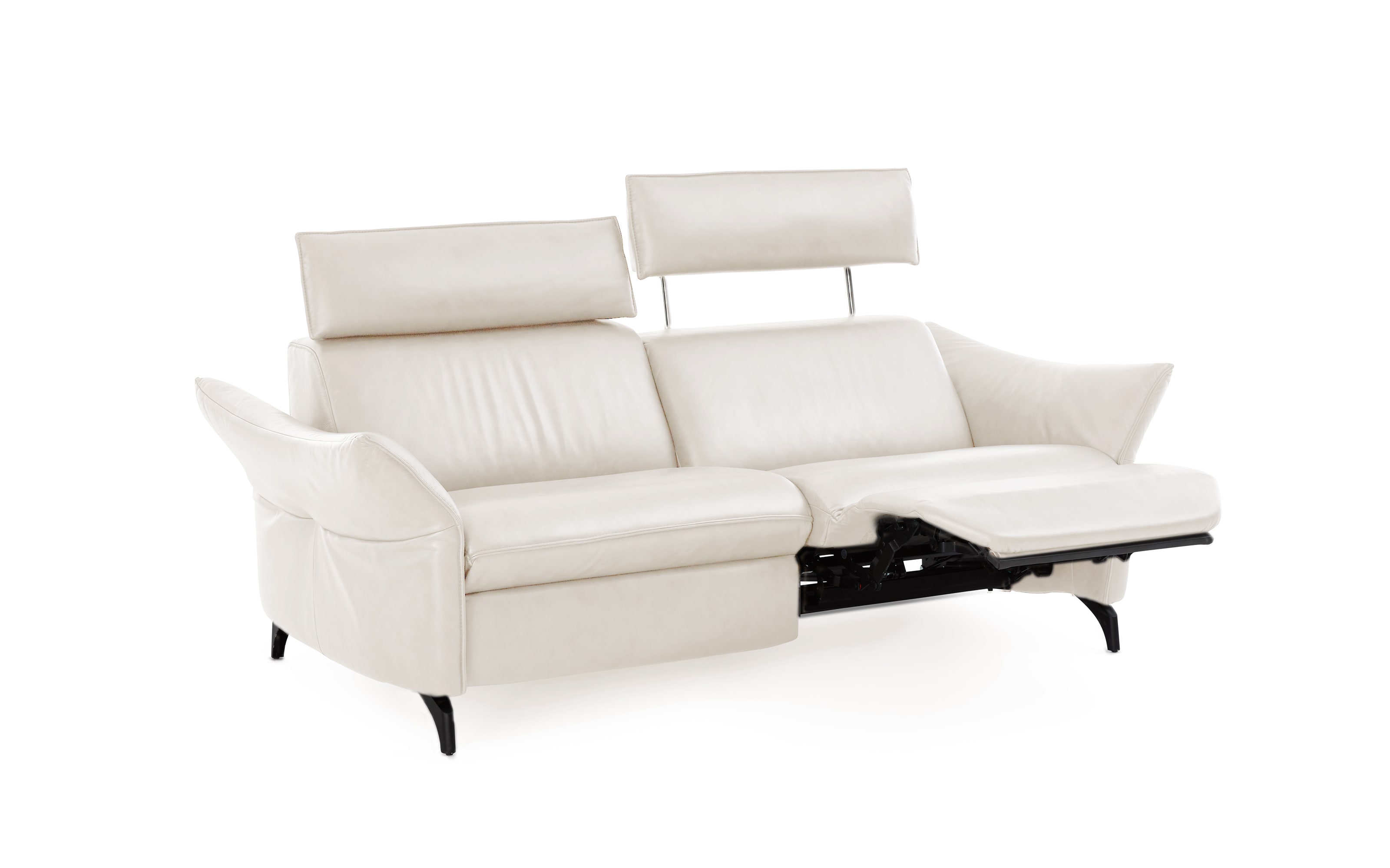 Sofa 2,5-Sitzer Planopoly Motion, creme, inkl. Funktionen