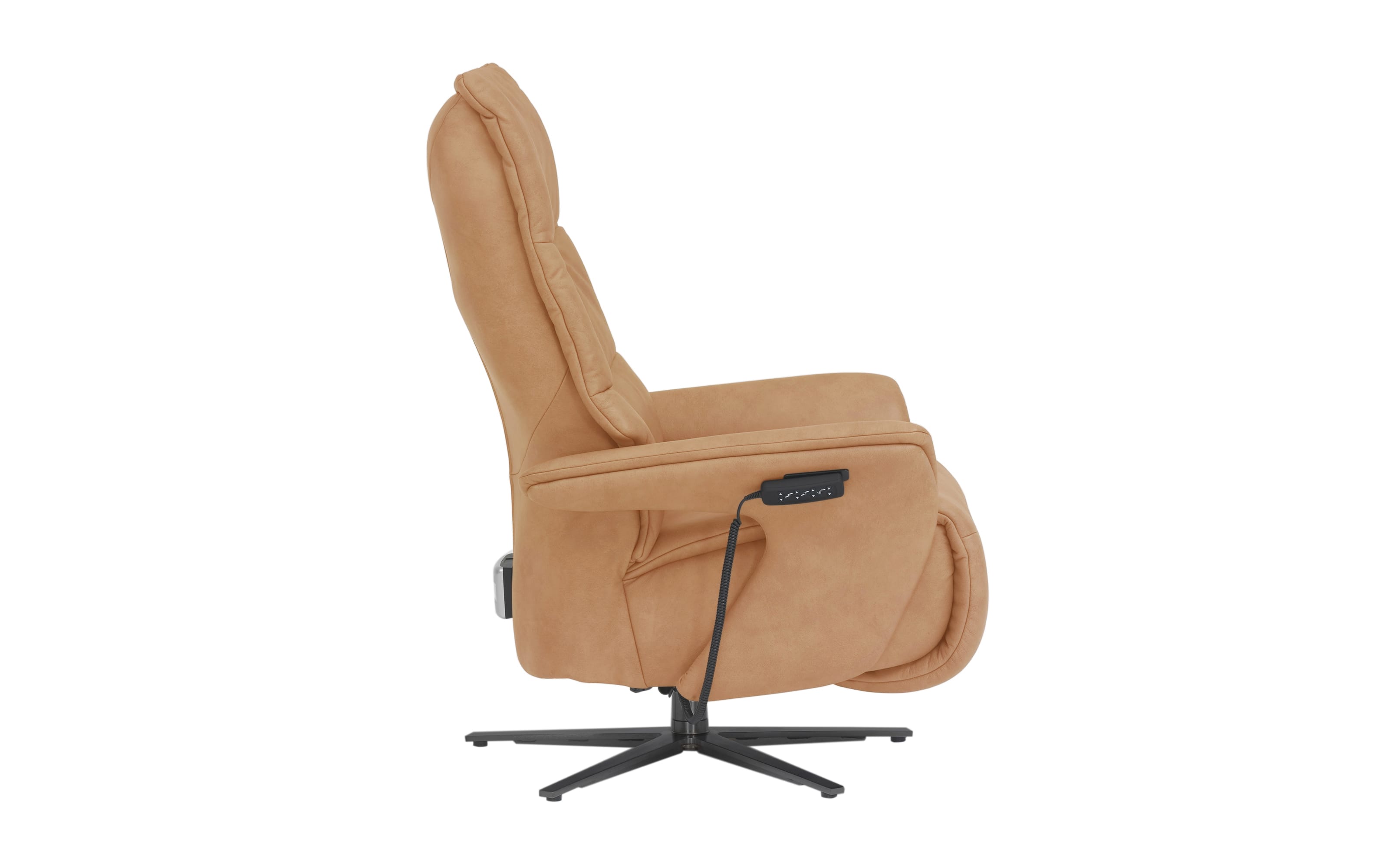 Leder Relaxsessel 7052 Karwendel, beige, inkl. motorische Verstellung