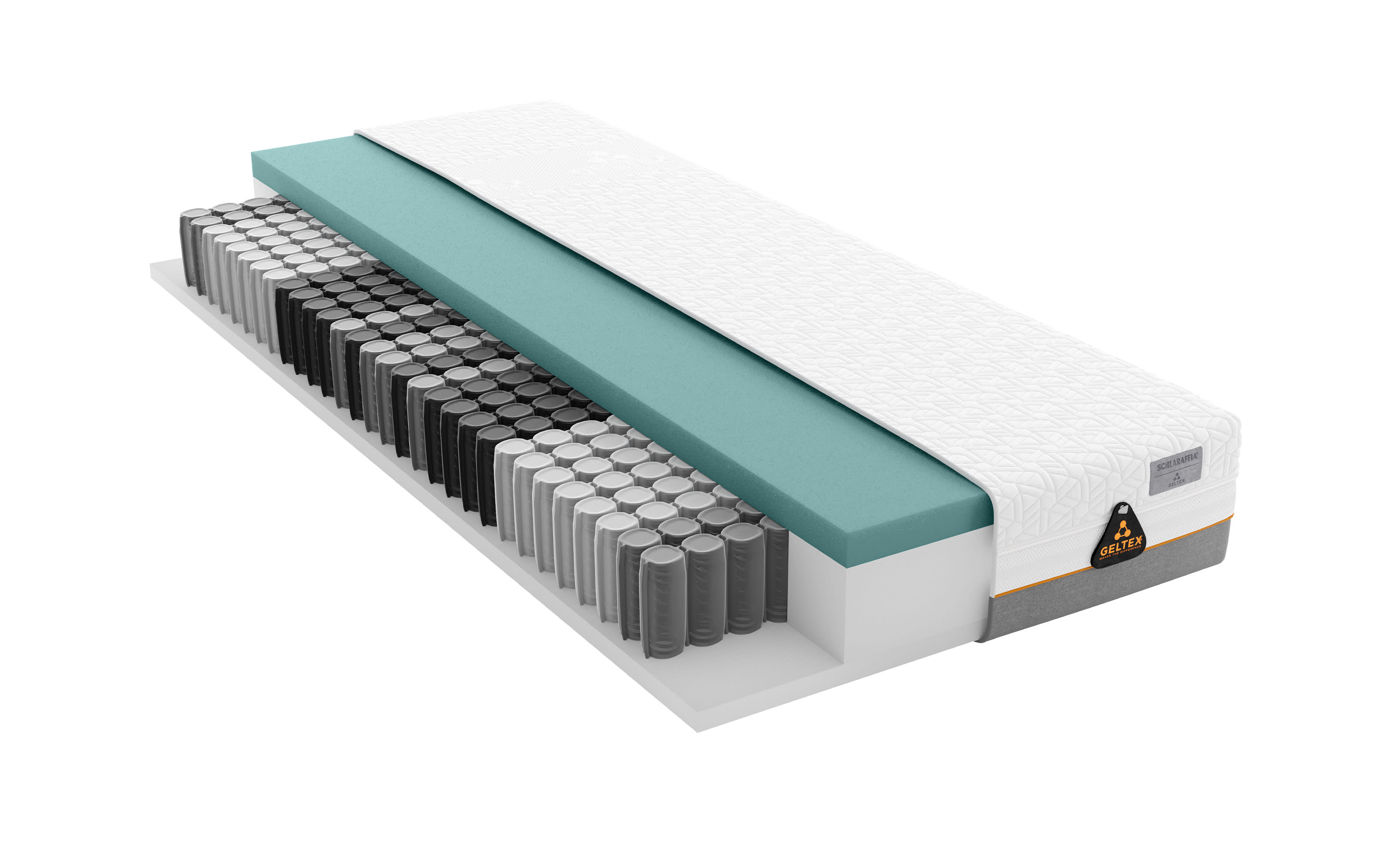 Taschenfederkern-Matratze Geltex Starline Next X9, 90 x 200 cm, H2  