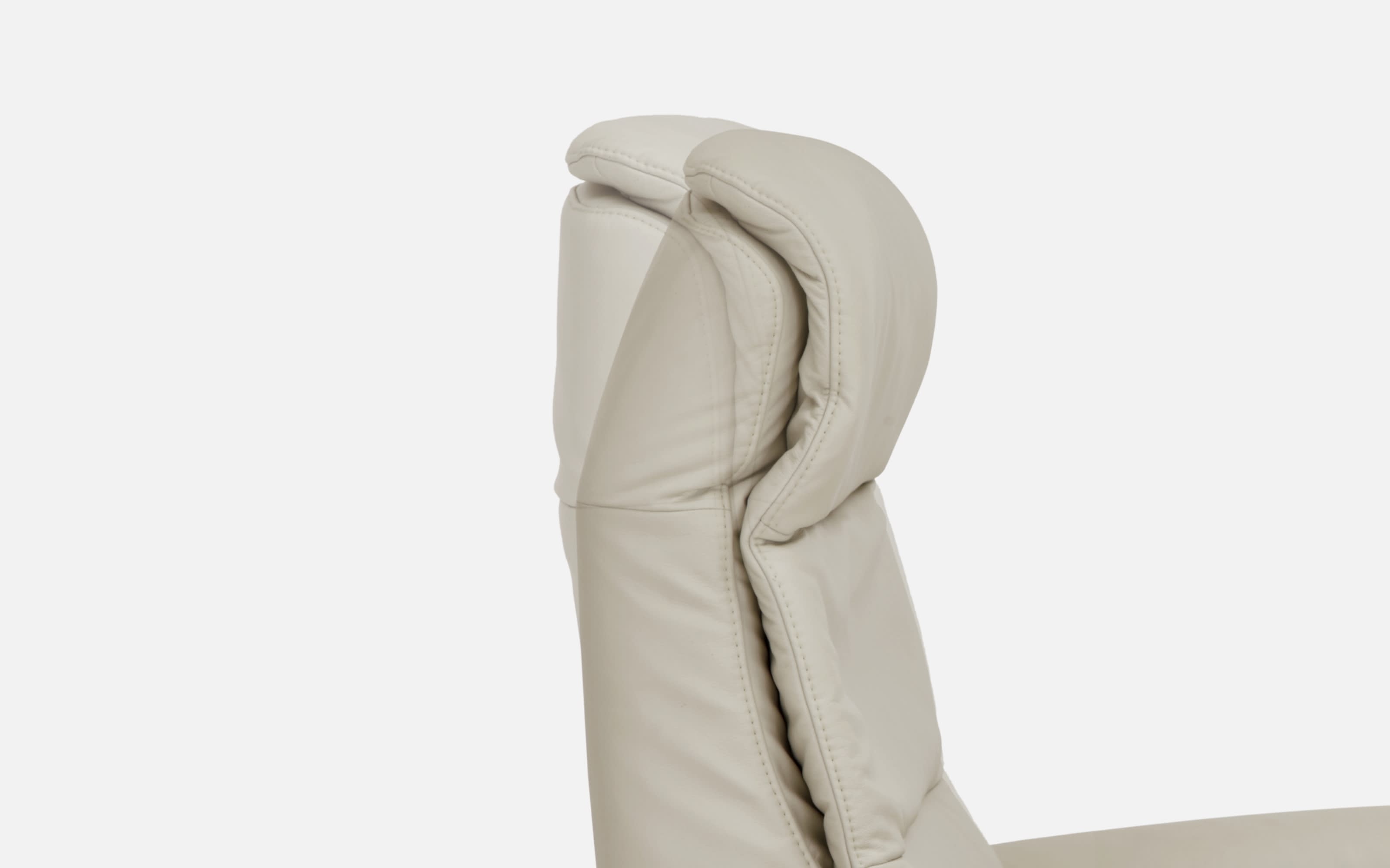Leder Funktionssessel HU-FO15021, creme, medium-plus, inkl. motorischer Verstellung