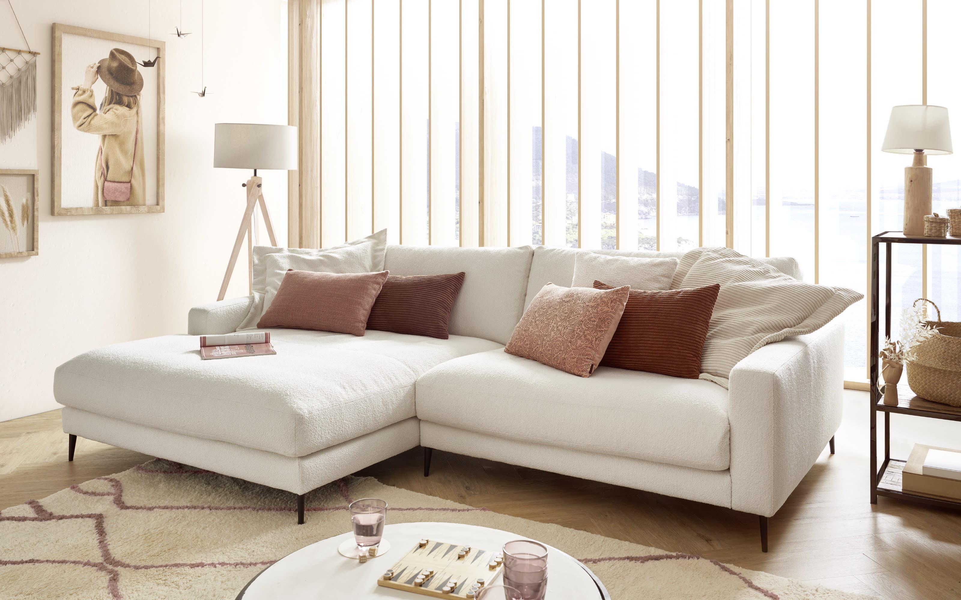 Wohnlandschaft Uptown, white