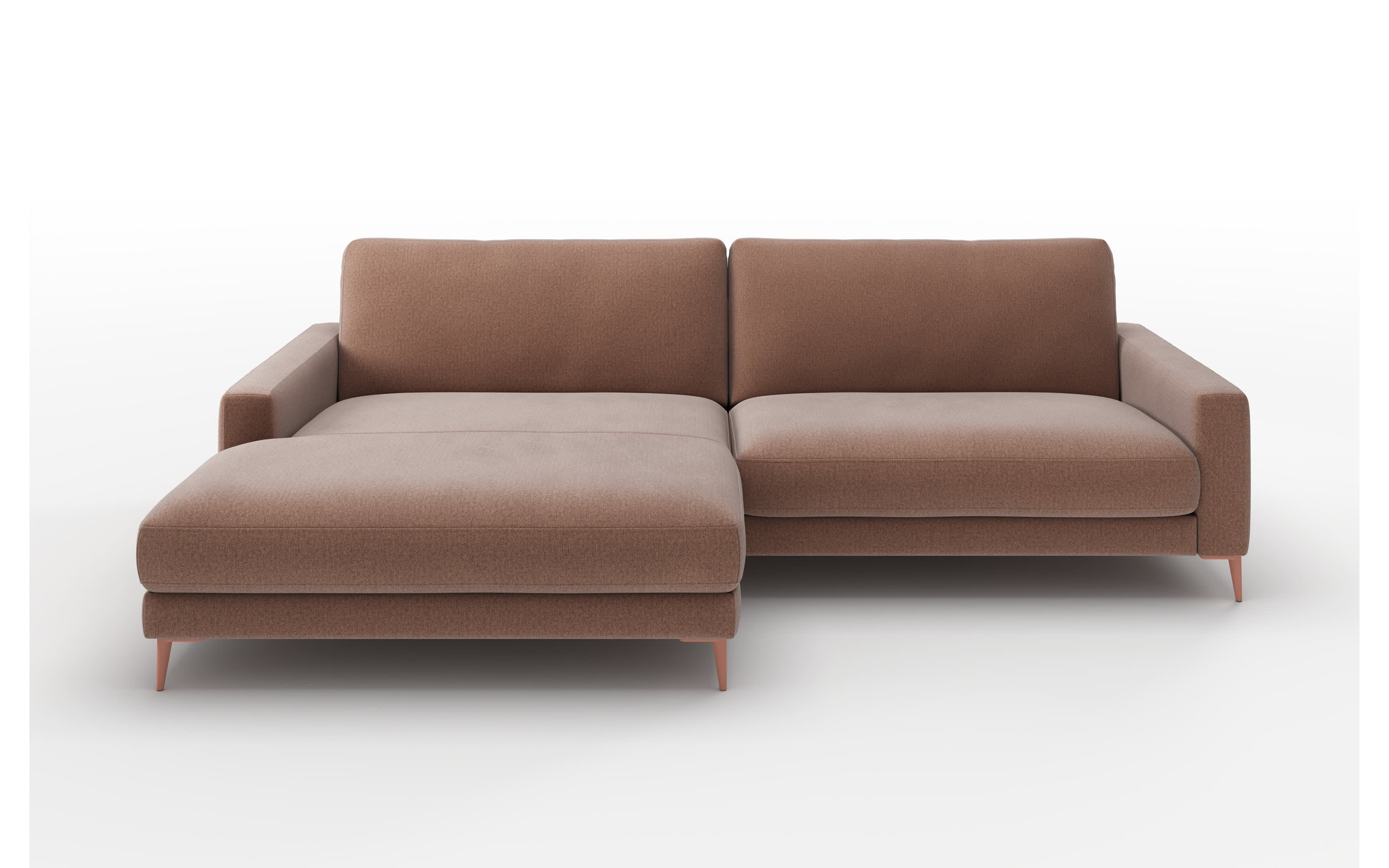 Ecksofa Ulma 2.0, rosa