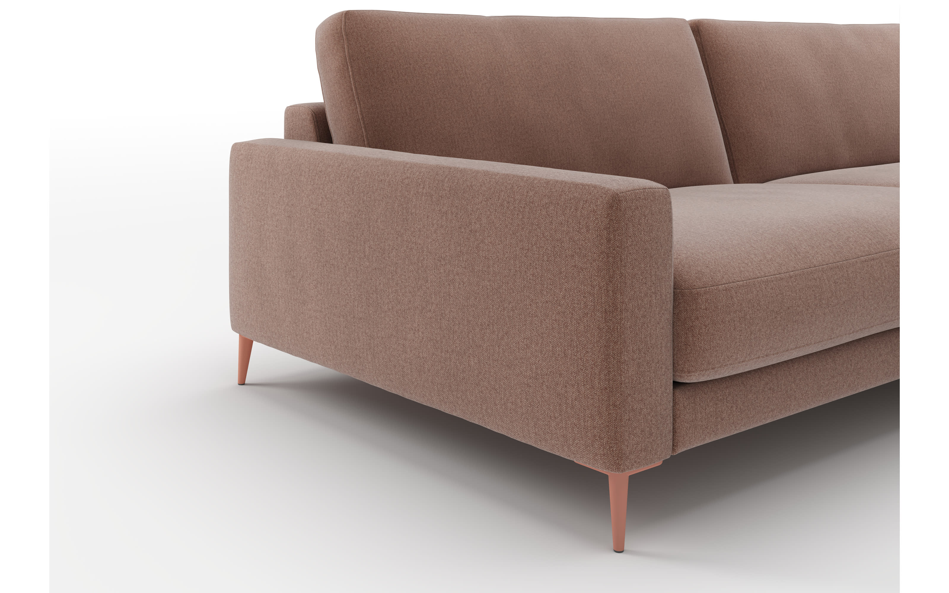 Ecksofa Ulma 2.0, rosa