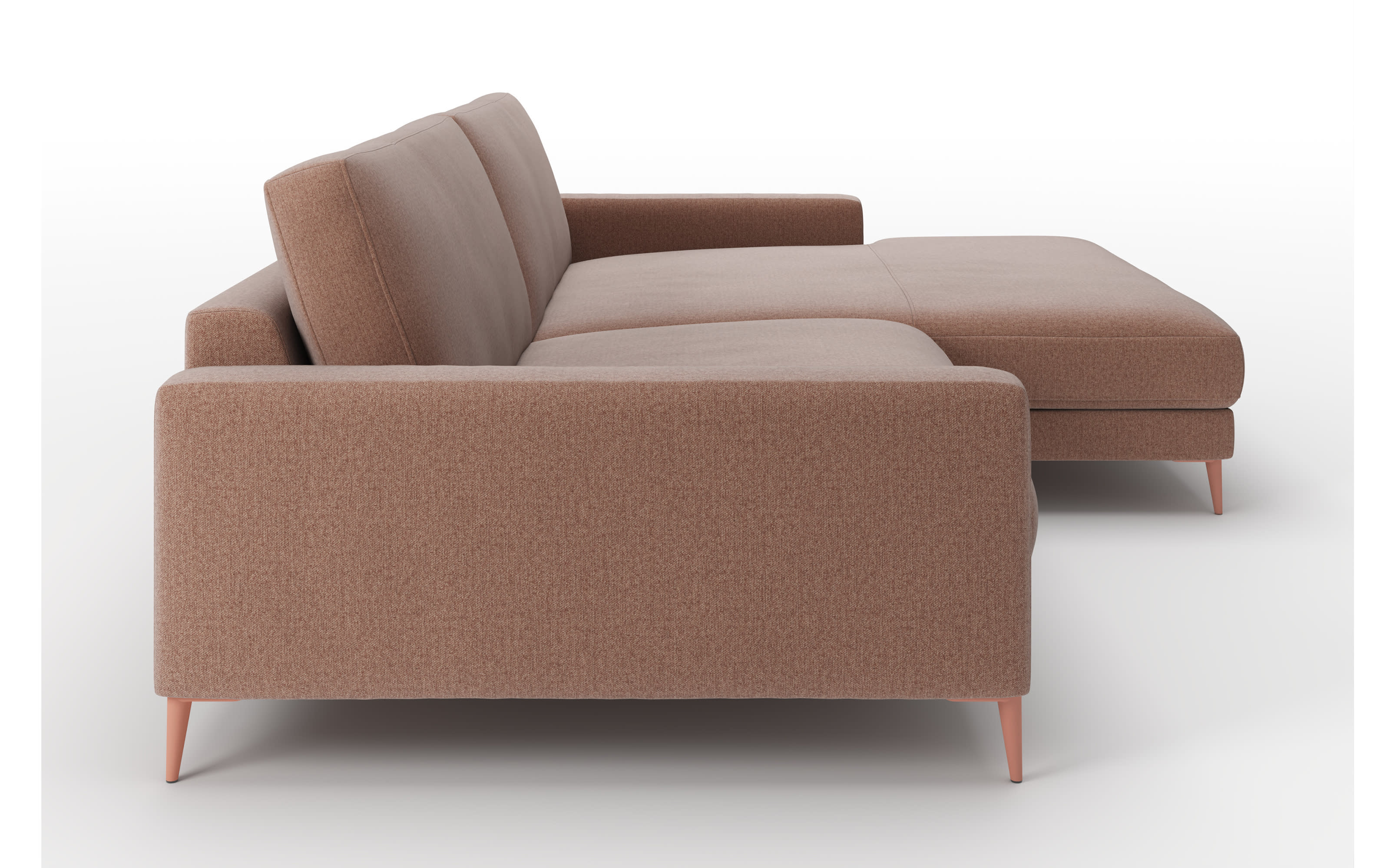 Ecksofa Ulma 2.0, rosa