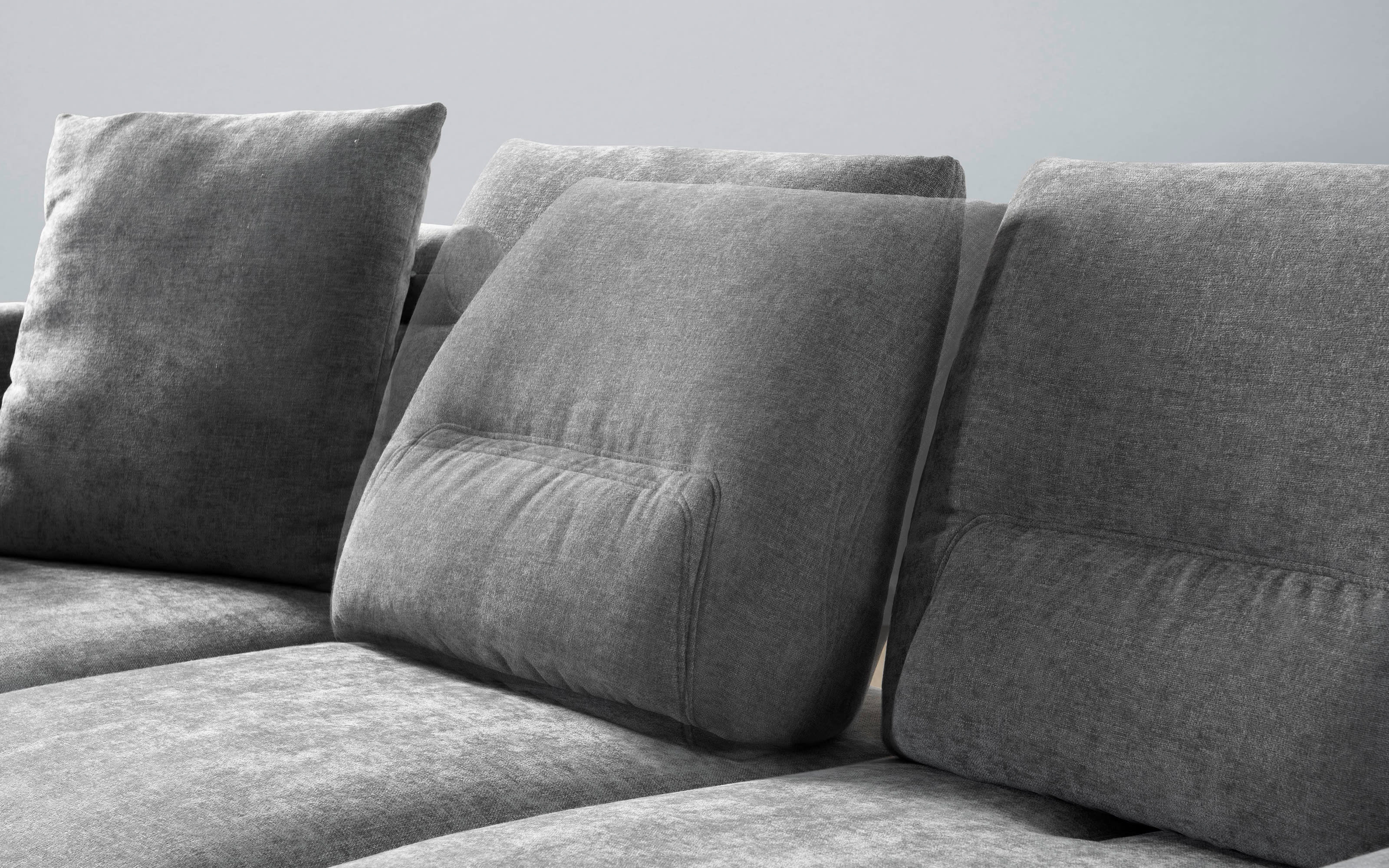 Wohnlandschaft Tacoma, grau