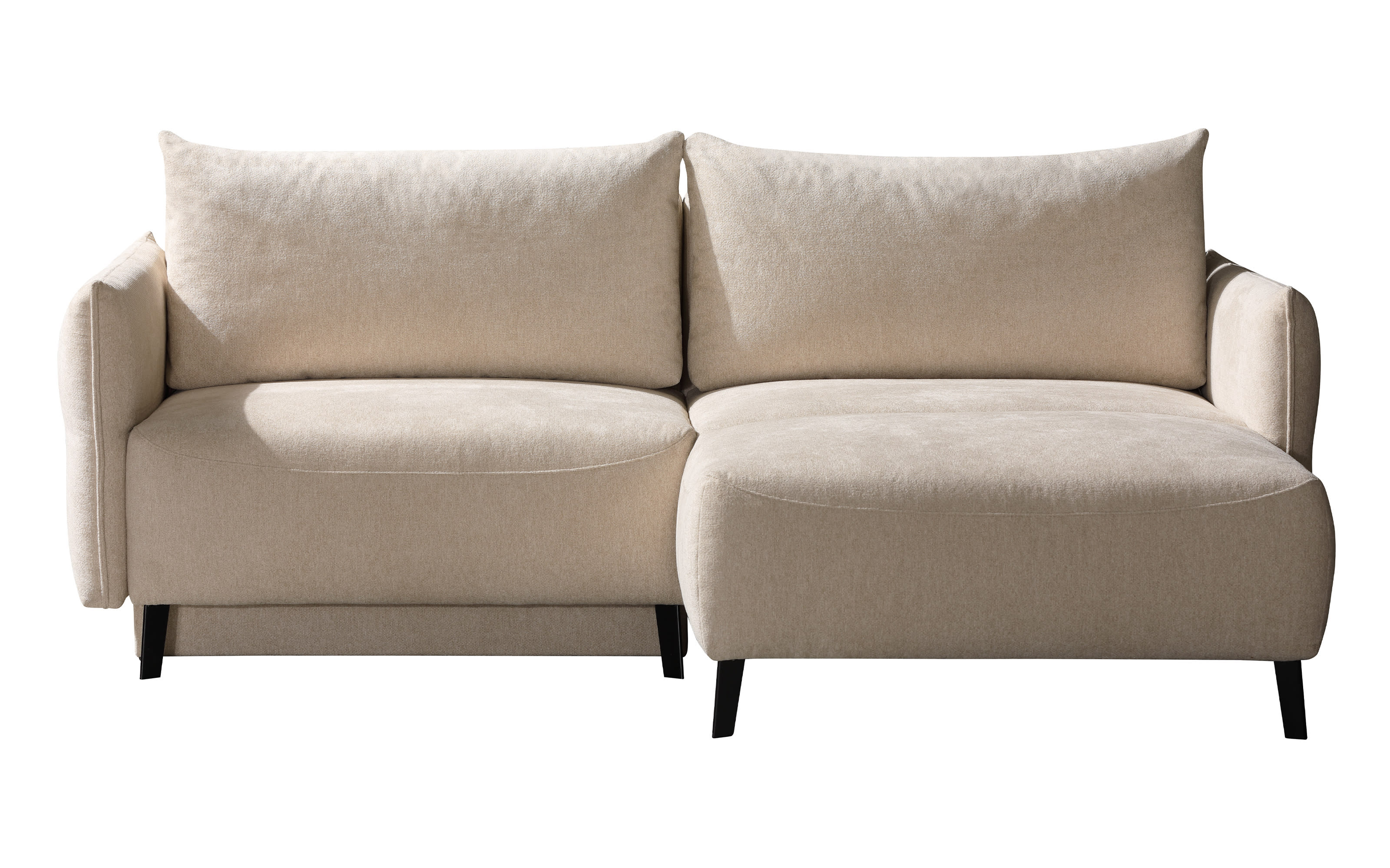 Eckschlafsofa Landon, beige, Liegefläche 135 x 200 cm