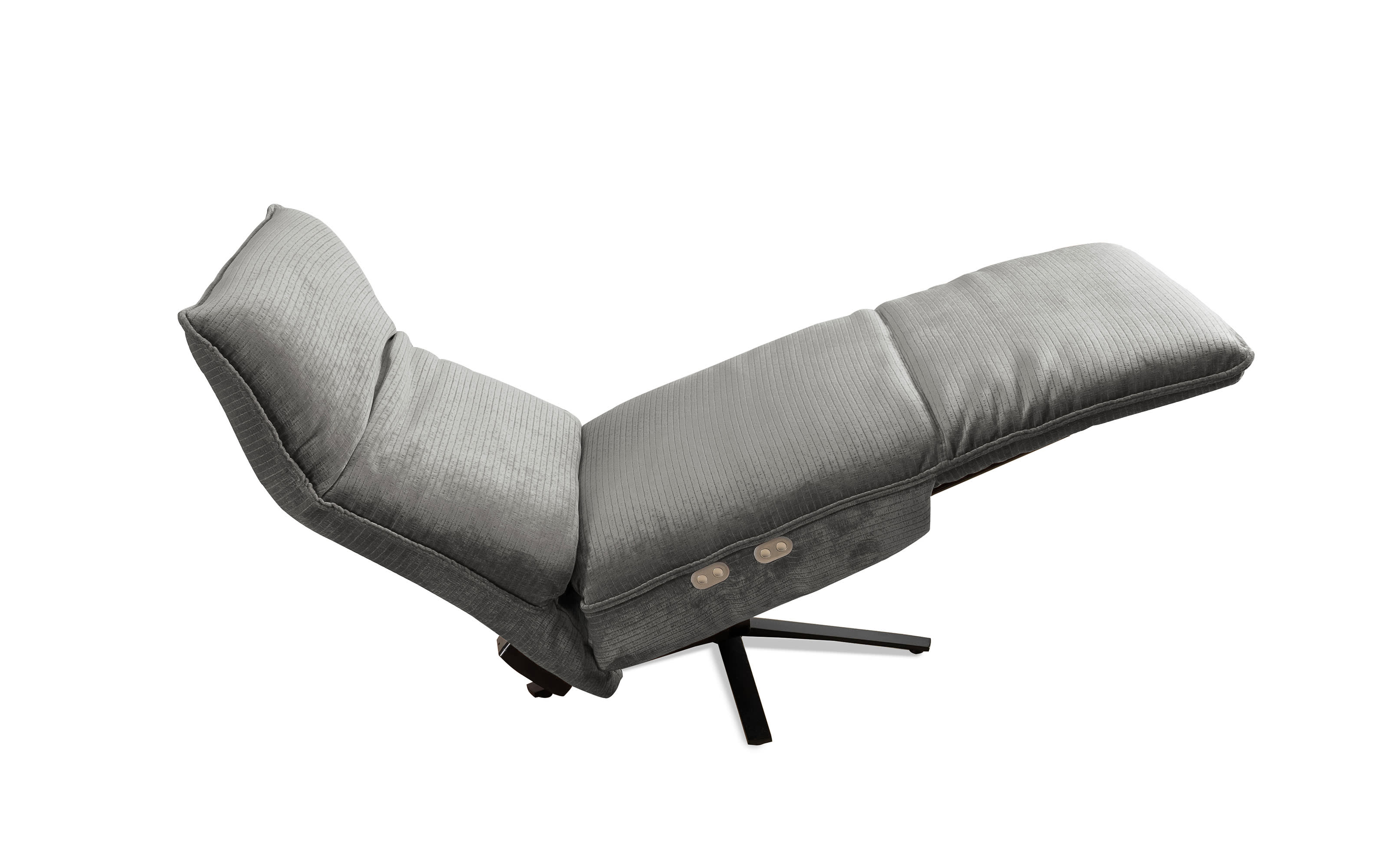 Relaxliege Ringo, grau, inkl. Herz-Waage-Funktion