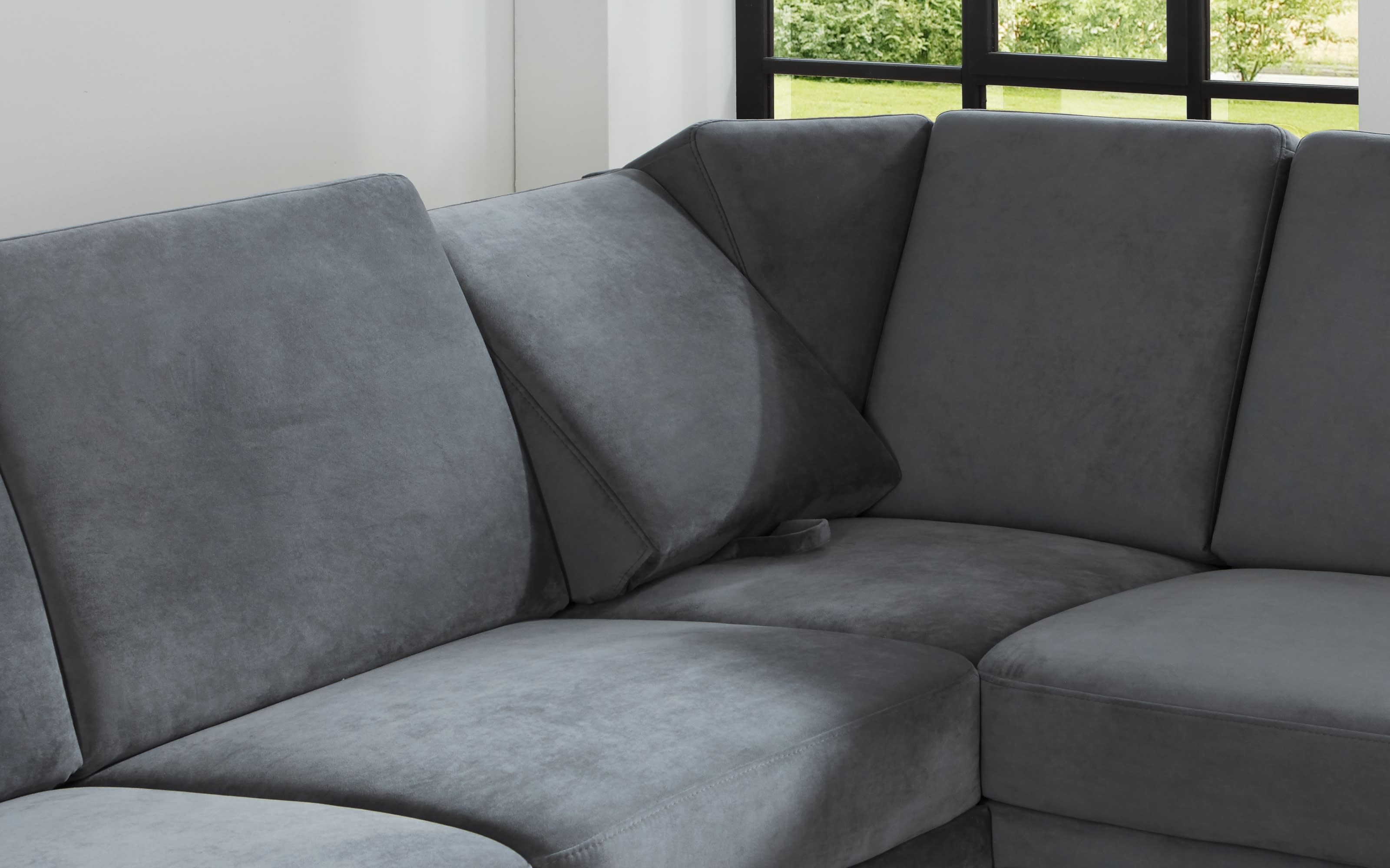 Wohnlandschaft ZE-EM05002, silver, inkl. Funktionen