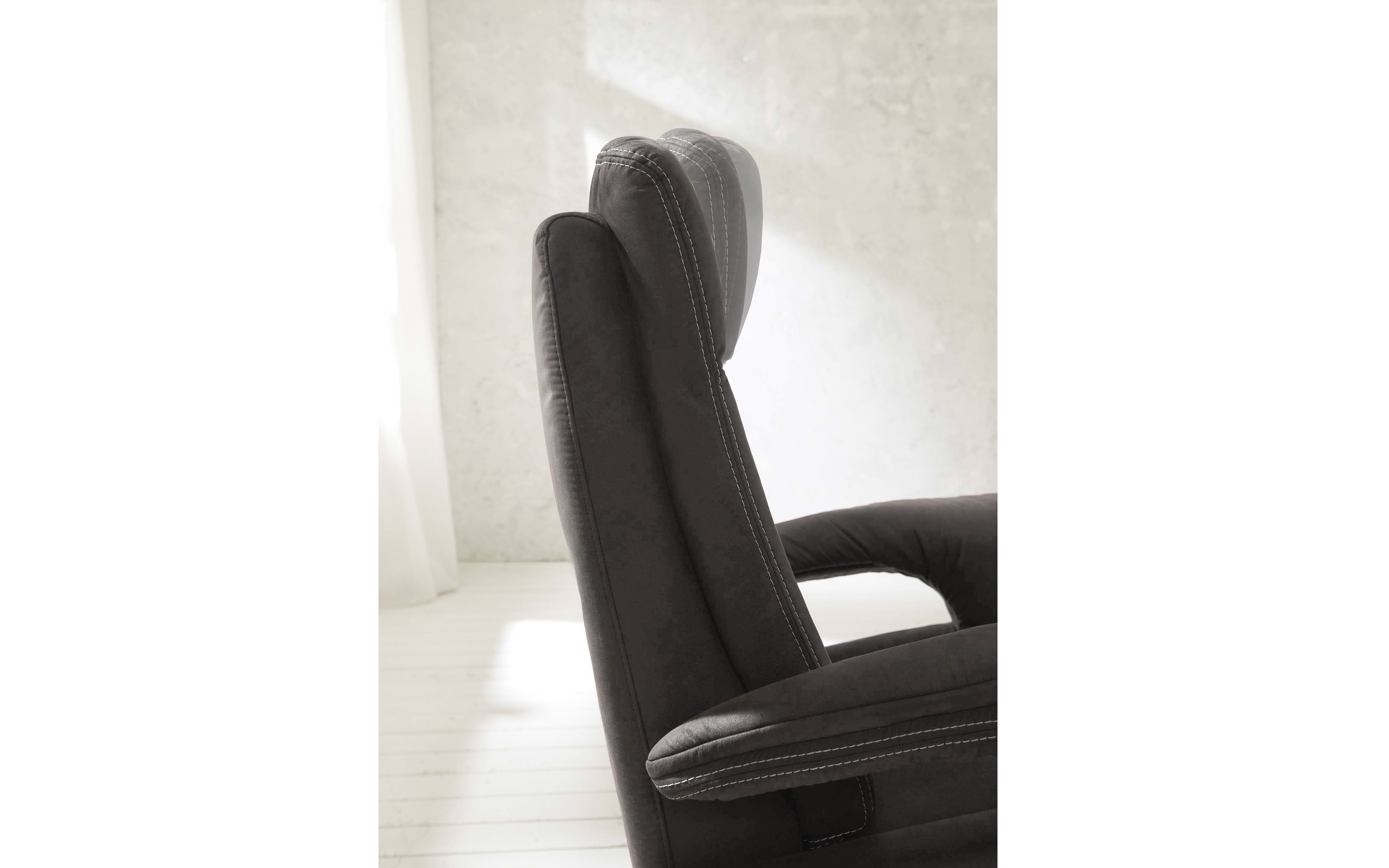 Sessel ZE-RS15013, grau, manuelle Verstellung durch Körperdruck
