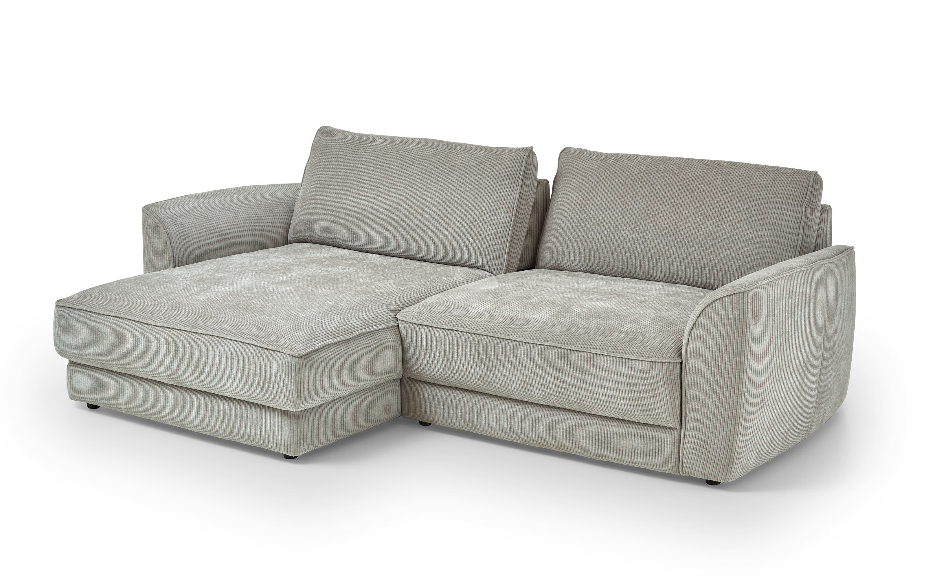 Wohnlandschaft ZE-EM25094, grau, inkl. Sitztiefenverstellung