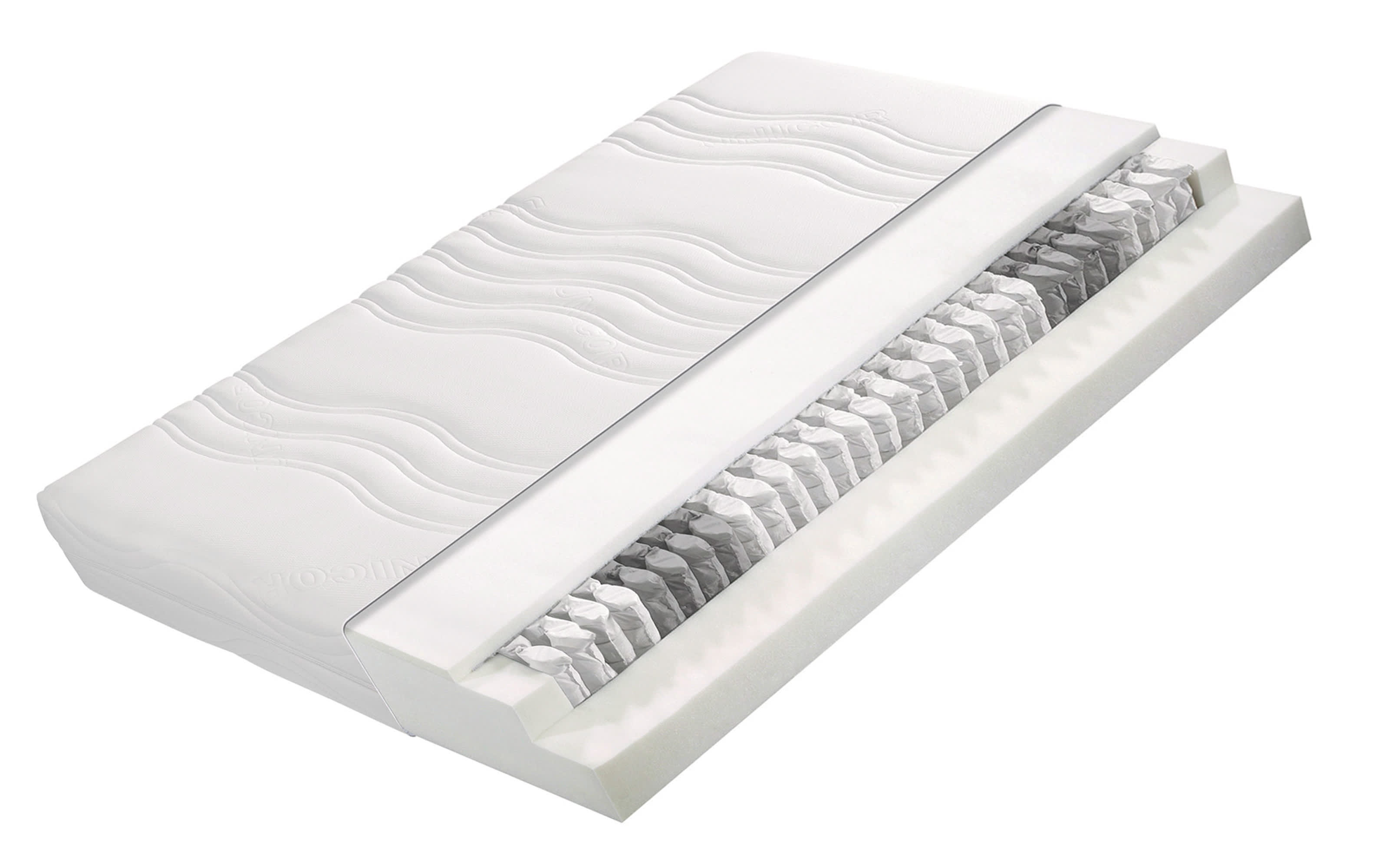 Matratze Unicor Taschenfederkern in 160 x 200 cm, H2