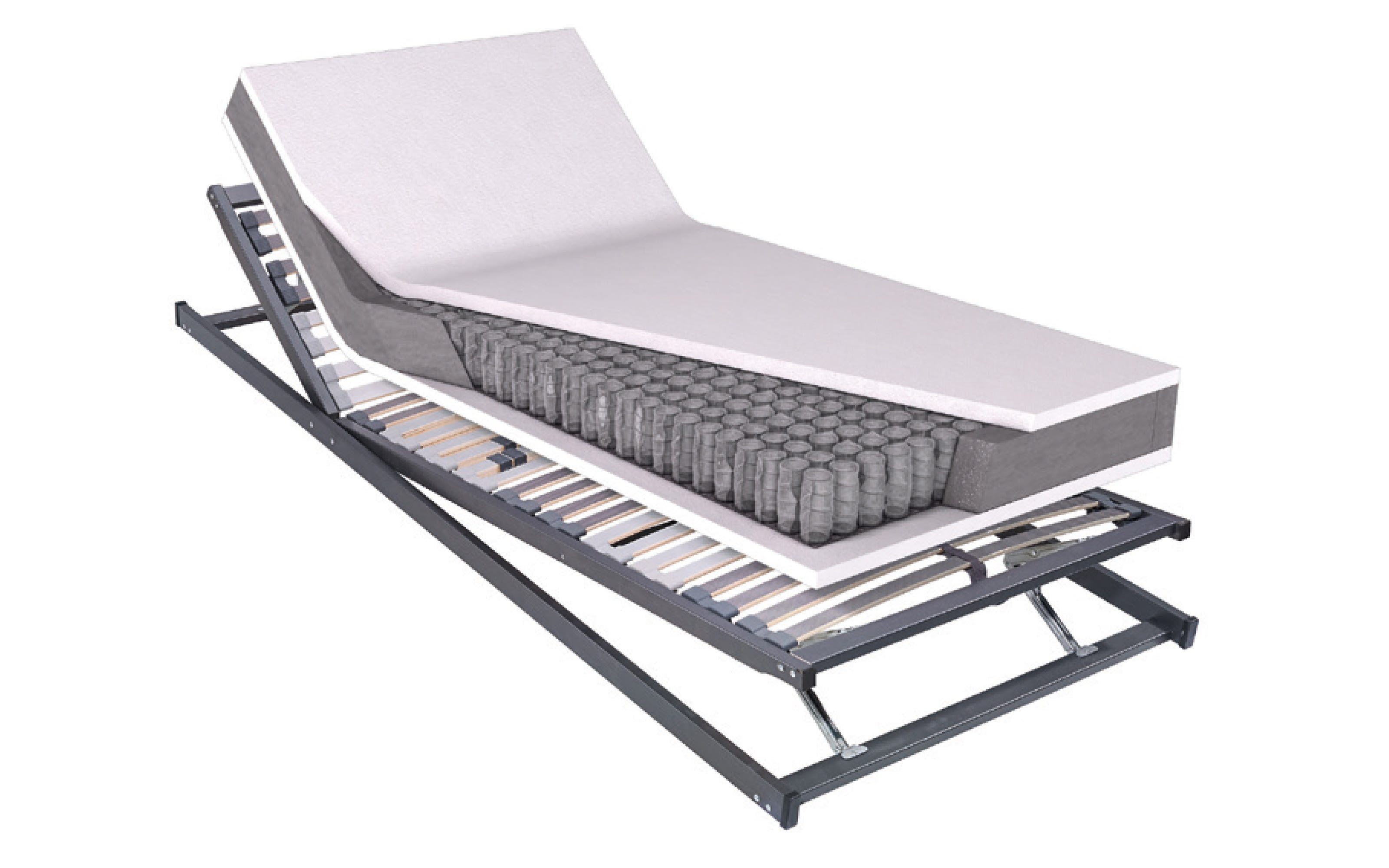 Matratzen-Set Orthomatic 2.0 DUO TT Wendematratze/Lattenrost Orthomatic 2.0 Classic FHR Flex