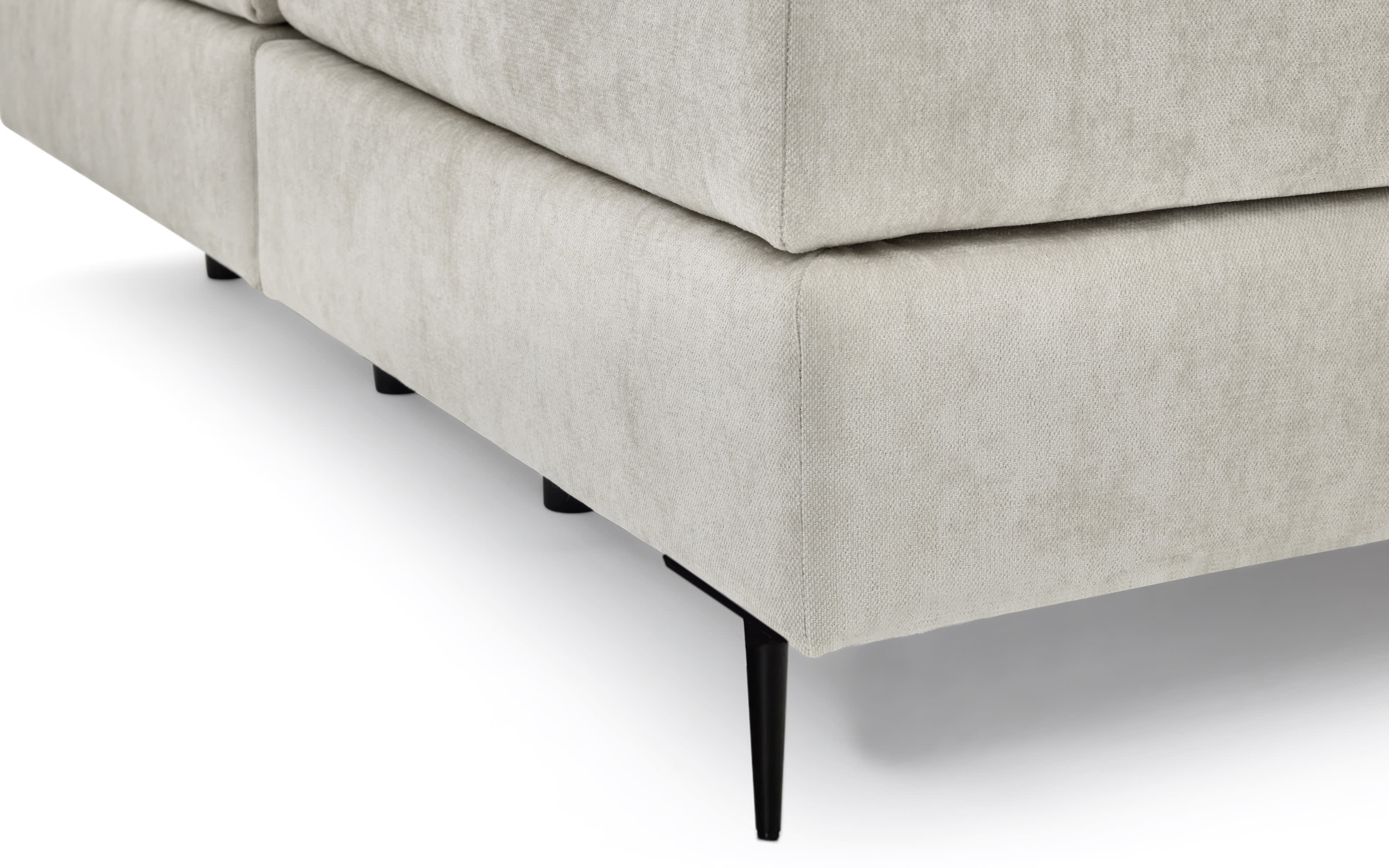Boxspringbett Eforma, creme, 180 x 200 cm, Härtegrad 3/3
