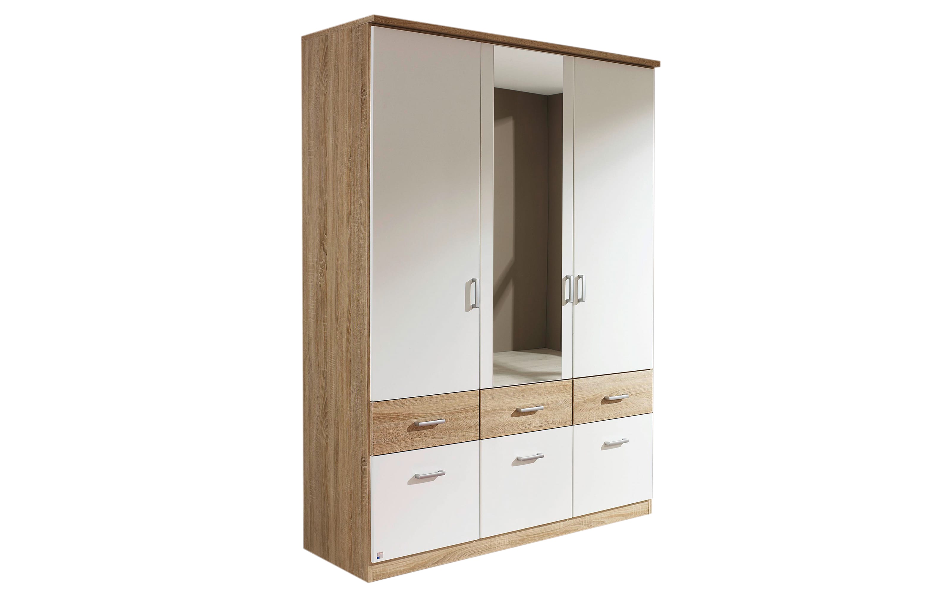 Eiche Hardeck 199 cm 136 kaufen Bremen-Extra, bei Drehtürenschrank Sonoma-Nachbildung/alpinweiß, x online