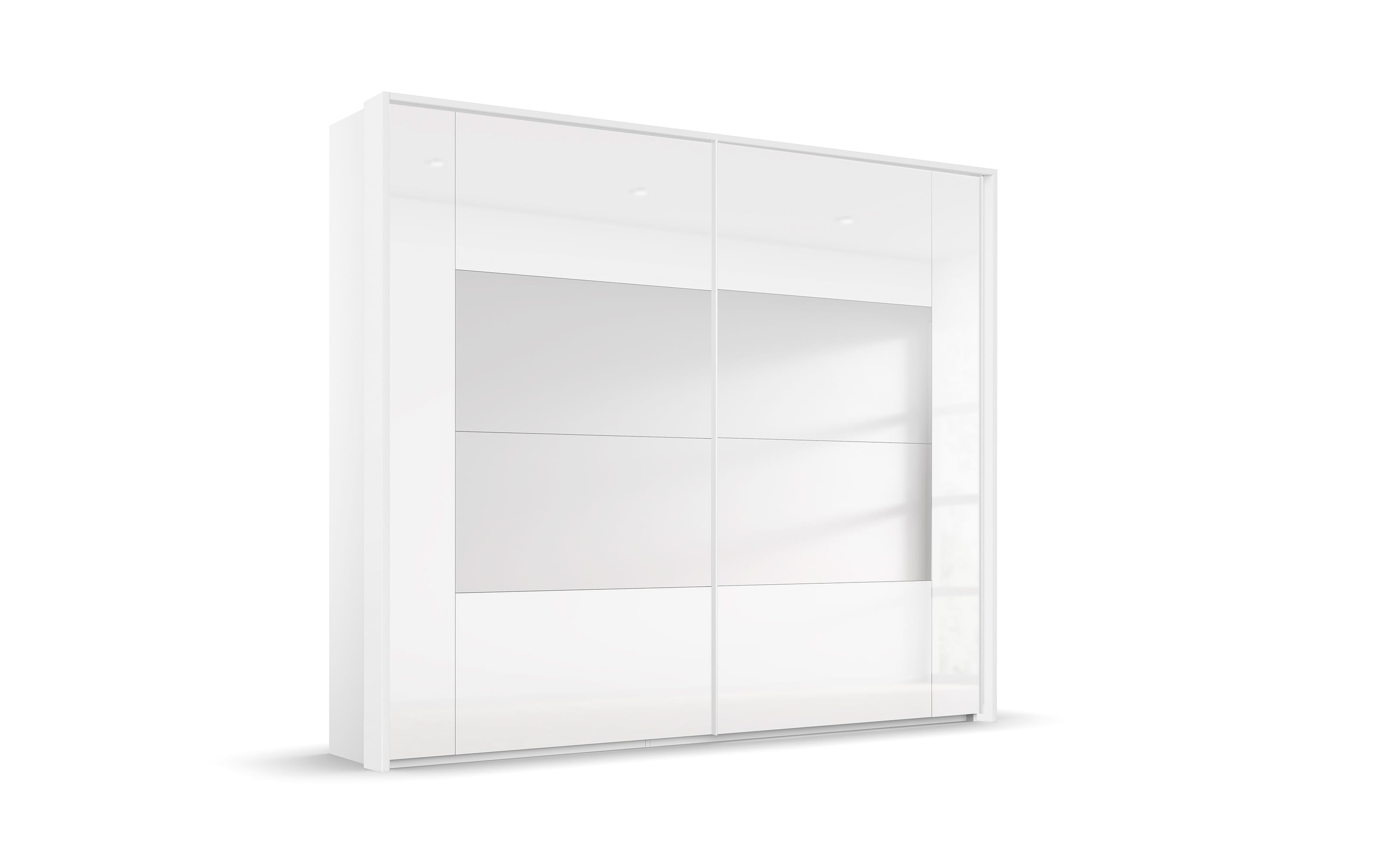 Schwebetürenschrank X-tend, weiß, 226 x 223 cm