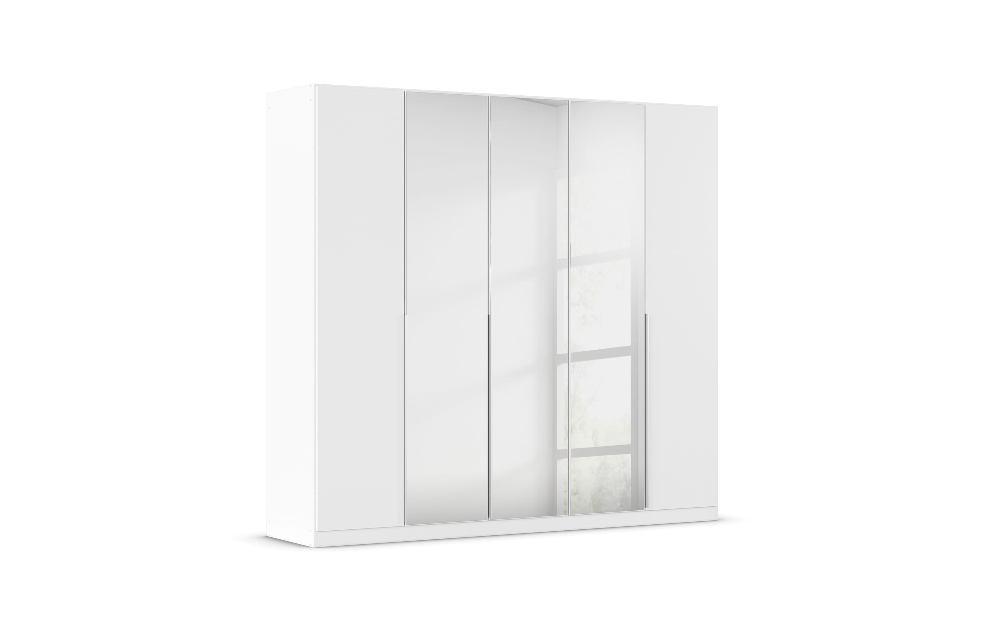 Drehtürenschrank Alabama, weiß, 226 x 210 cm