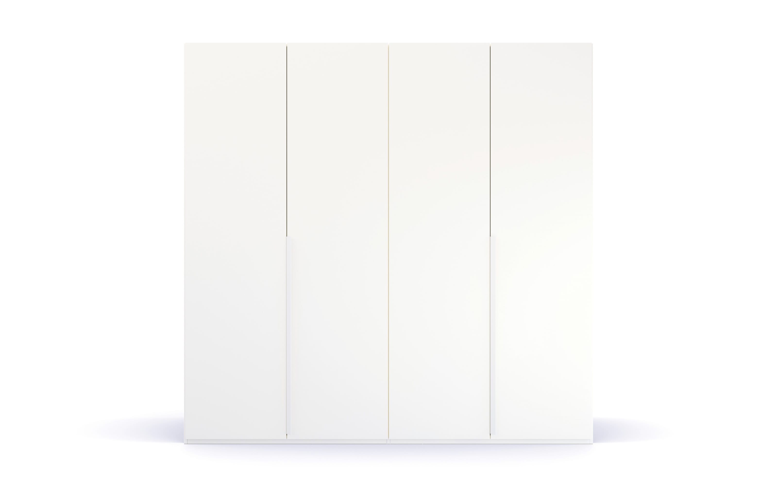 Drehtürenschrank Purisma, alpinweiß, 201 x 223 cm