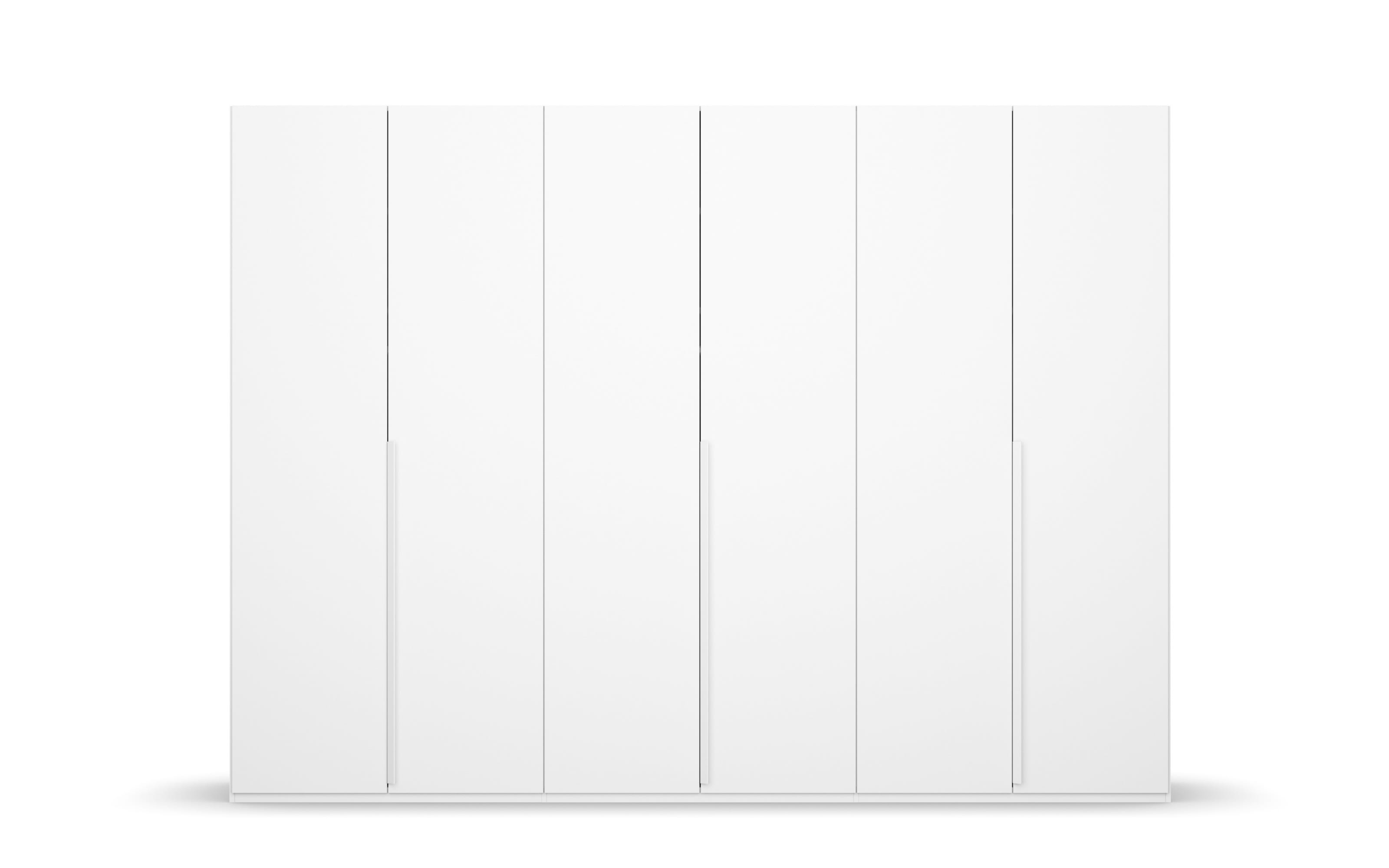 Drehtürenschrank Purisma, alpinweiß, 301 x 223 cm