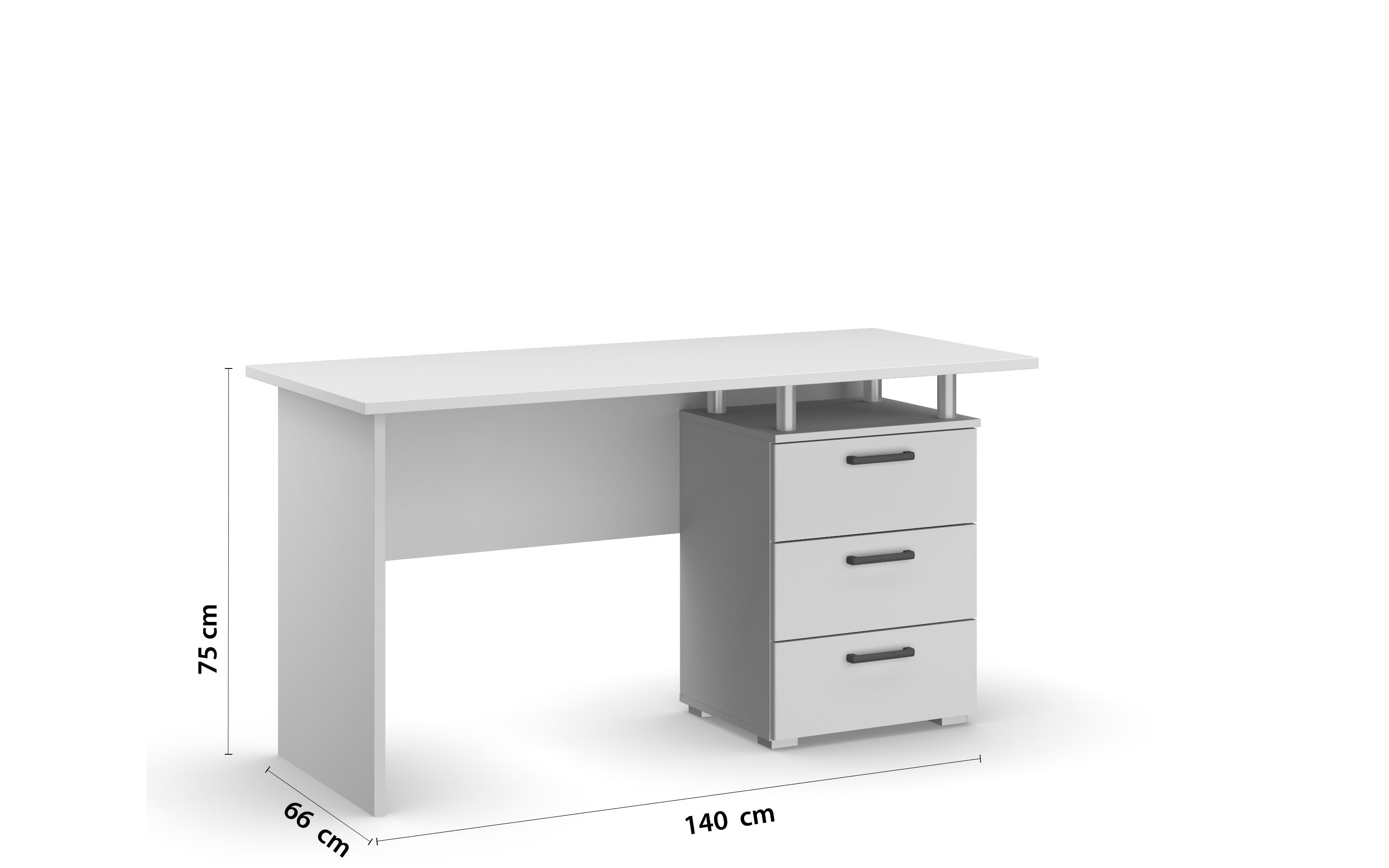 Schreibtisch 9531 Allrounder, 140 x 75 cm