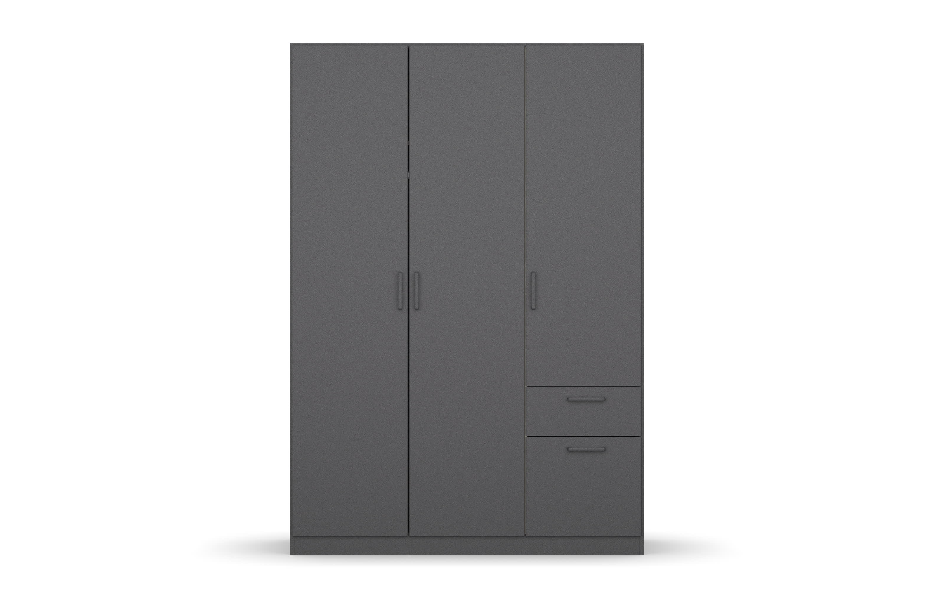Drehtürenschrank 32Q2 Allrounder, grau, 136 x 197 cm