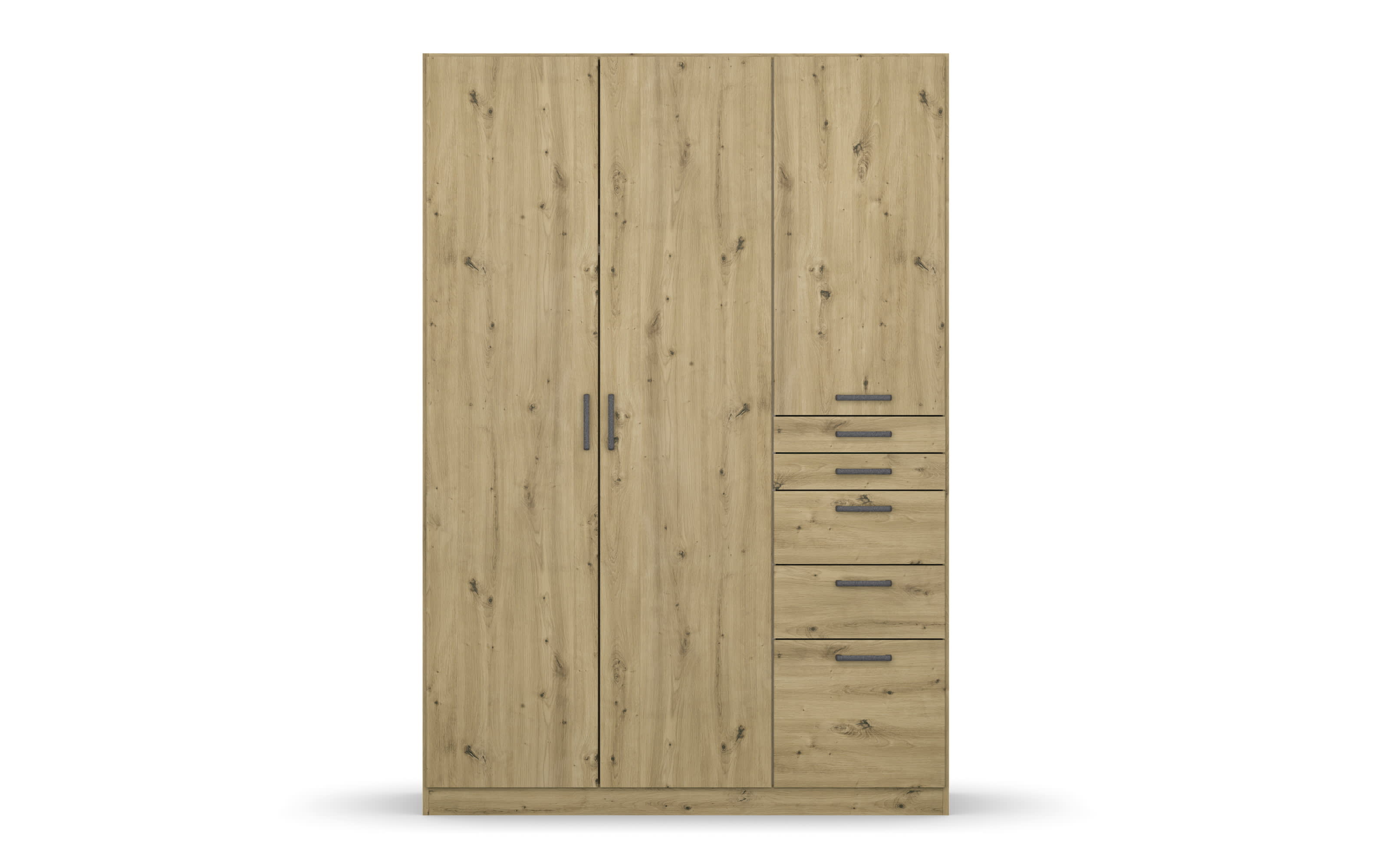 Drehtürenschrank 02L8 Allrounder, Eiche Artisan Nachbildung, 136 x 197 cm 