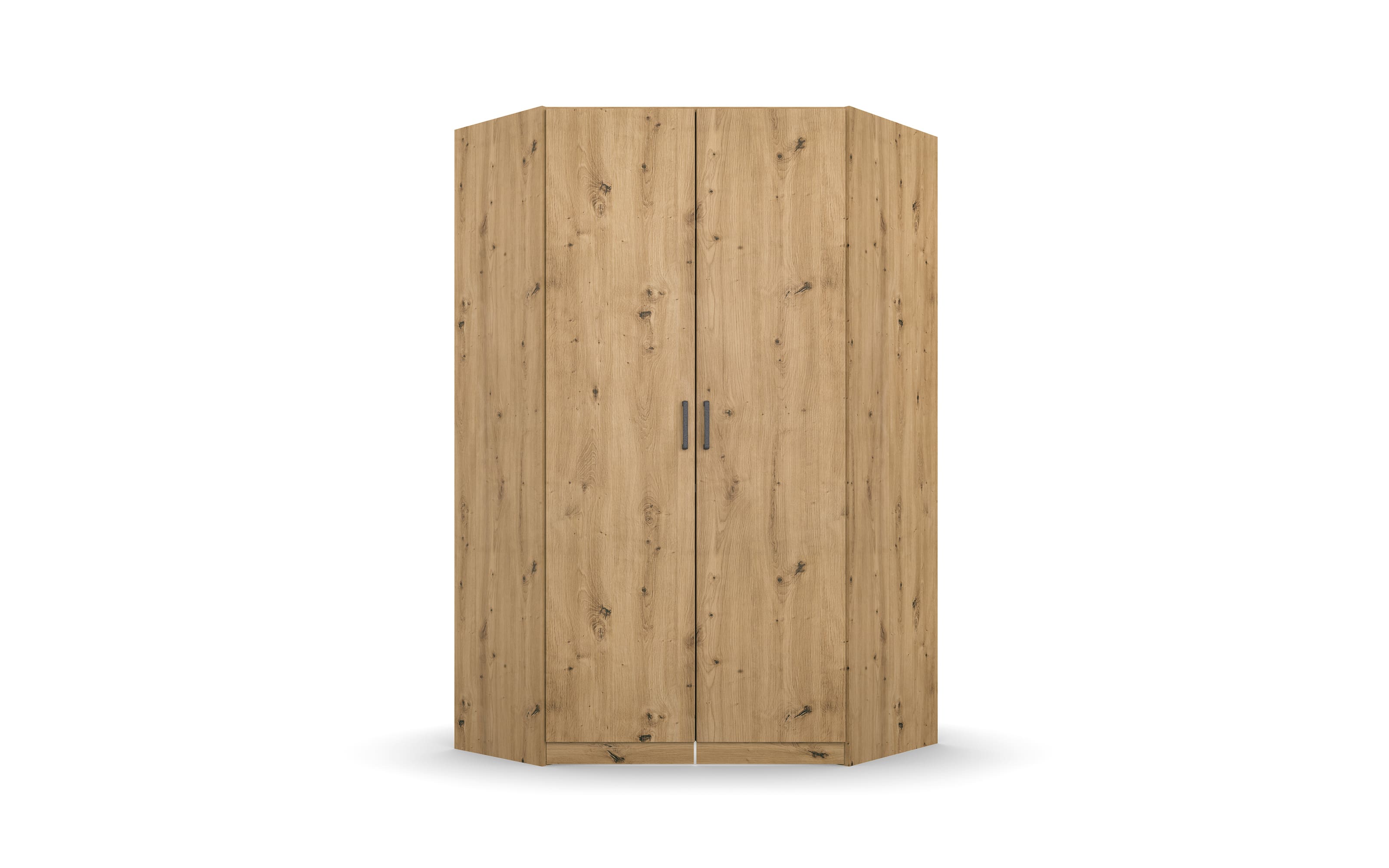 Drehtüren- Eckschrank 3252 Allrounder, Eiche Artisan Nachbildung, 117 x 197 cm 