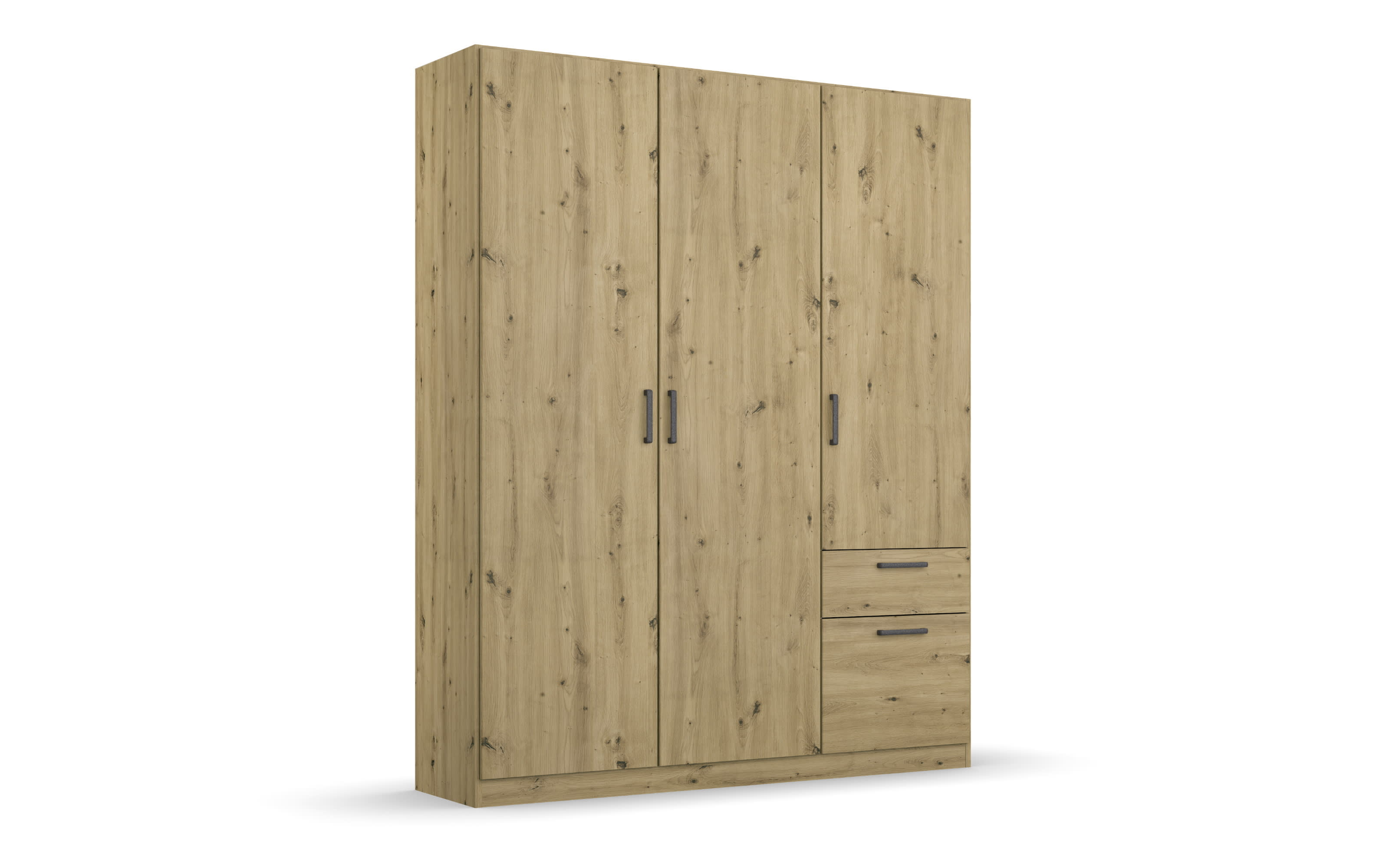 Drehtürenschrank 32Q2 Allrounder, Eiche Artisan Nachbildung, 136 x 197 cm 