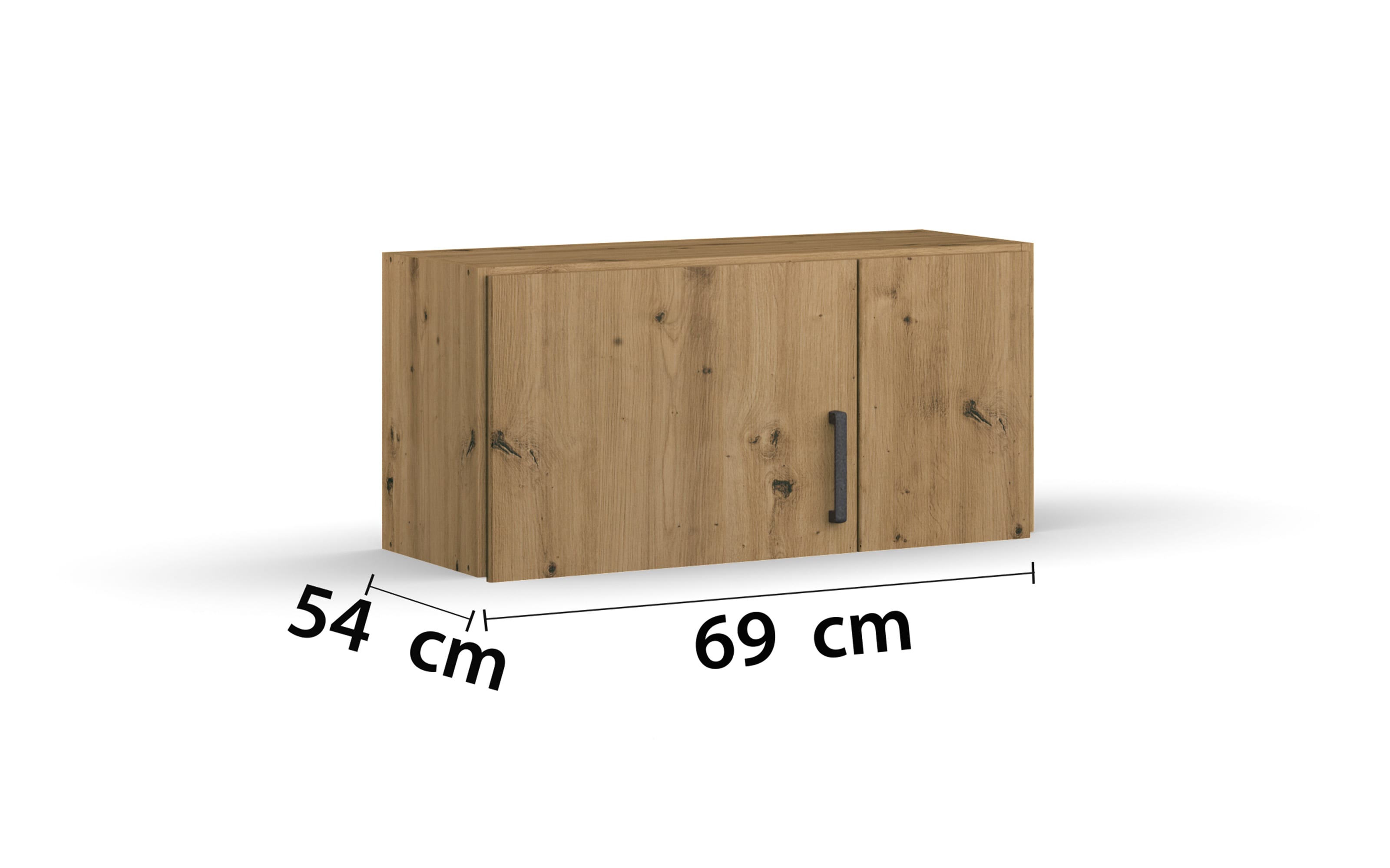 Aufsatzelement 3344 Allrounder, Eiche Artisan Nachbildung, 69 x 39 cm 