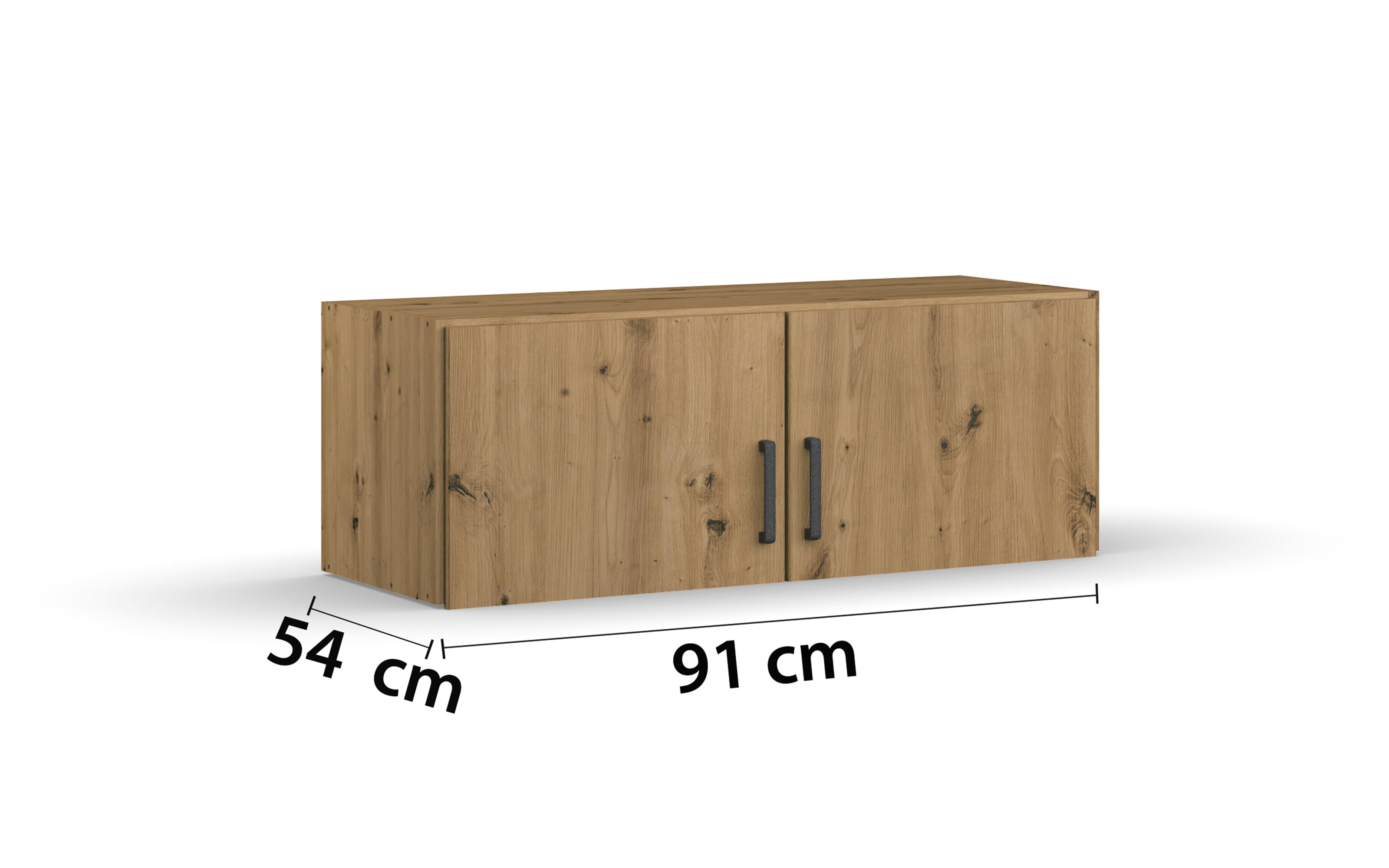 Aufsatzelement 3351 Allrounder, Eiche Artisan Nachbildung, 91 x 39 cm 