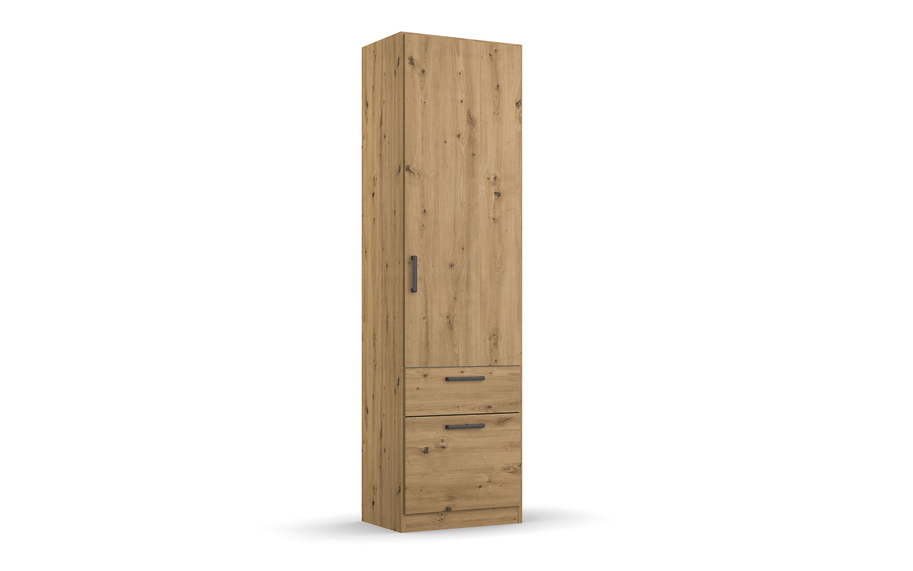 Drehtürenschrank 33Q0 Allrounder, Eiche Artisan Nachbildung, 47 x 197 cm 