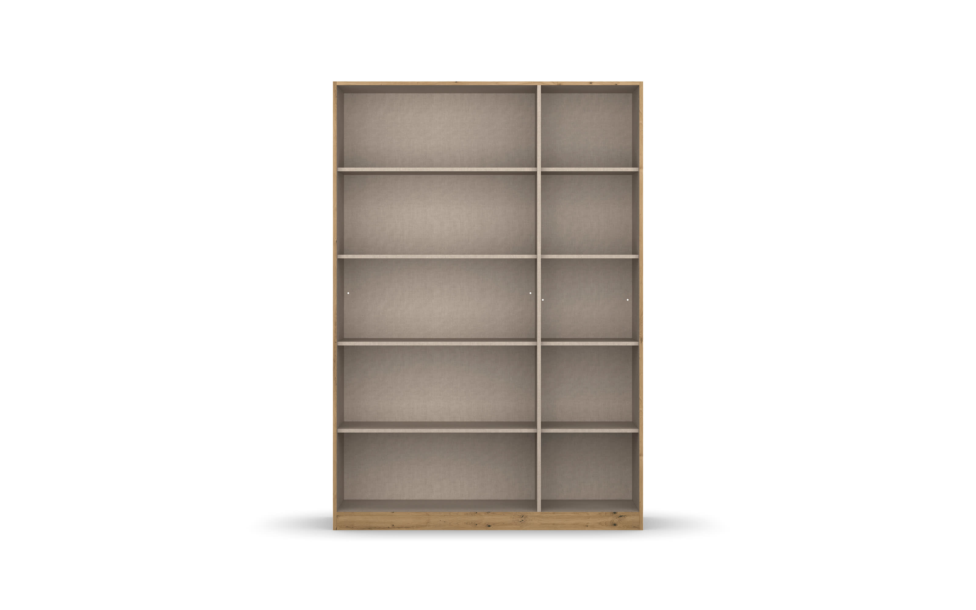 Drehtürenschrank 3536 Allrounder, Eiche Artisan Nachbildung, 136 x 197 cm 