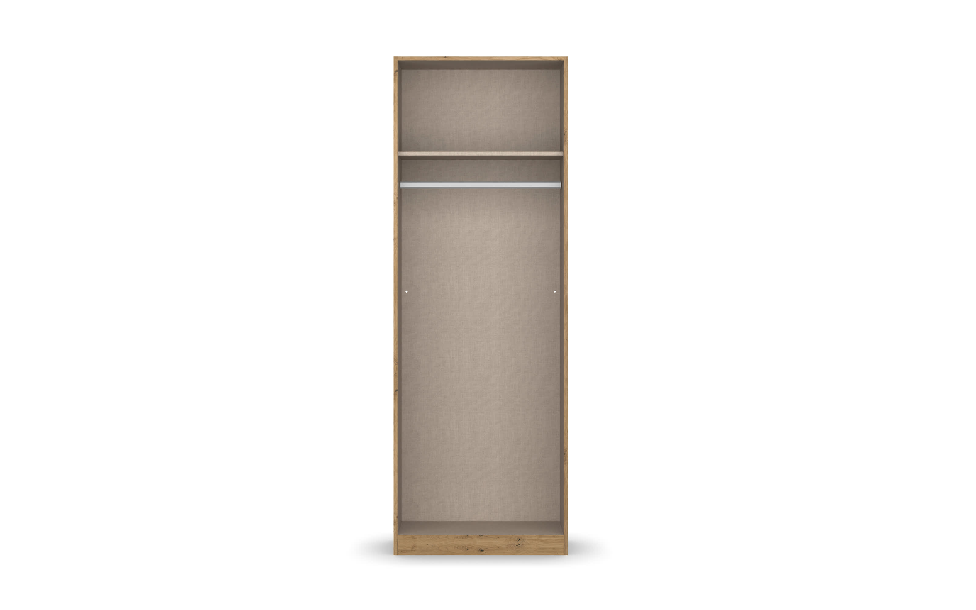 Drehtürenschrank 3555 Allrounder, Eiche Artisan Nachbildung, 69 x 197 cm 