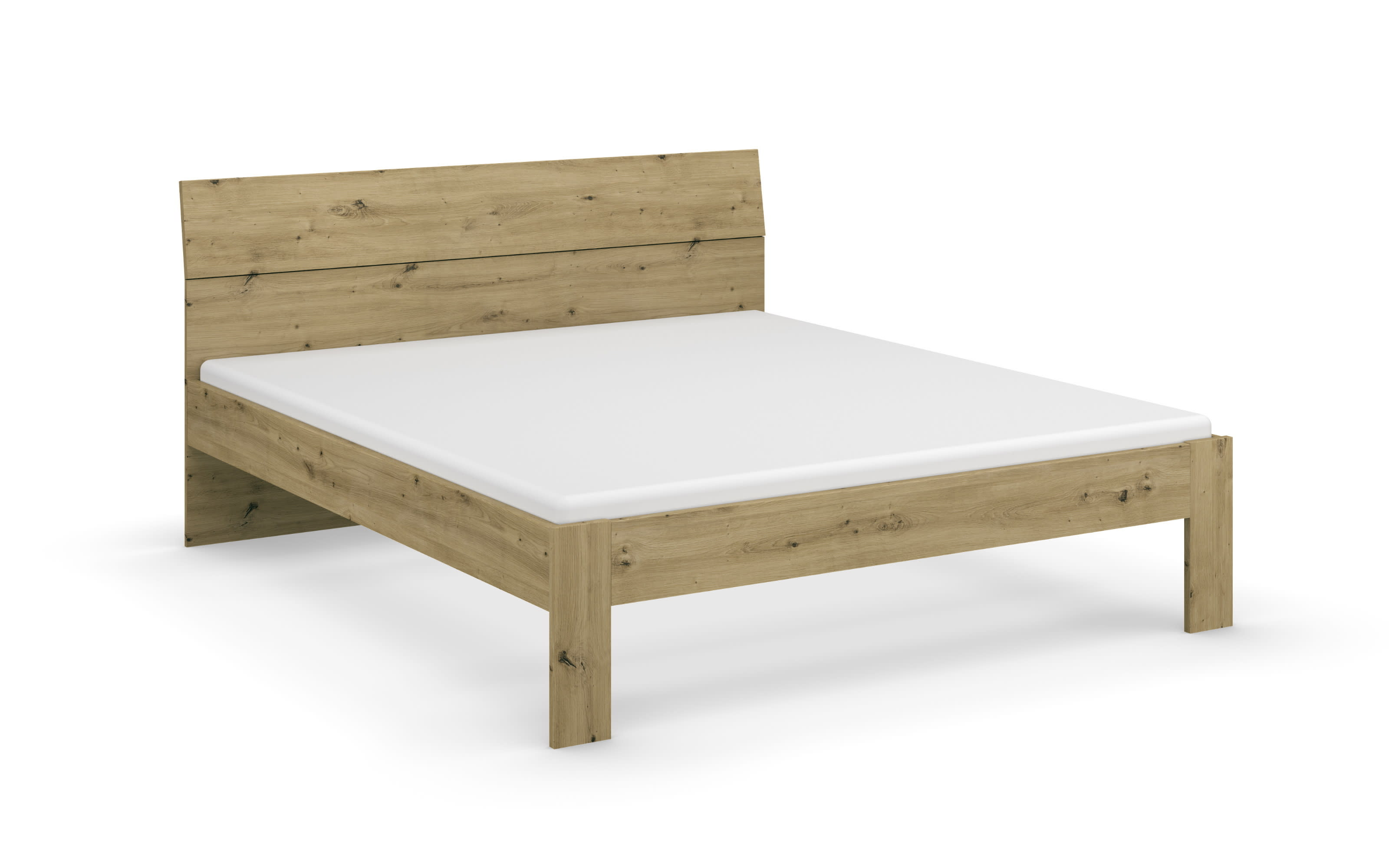 Bett 605T Allrounder, Eiche Artisan Nachbildung, 160 x 200 cm 