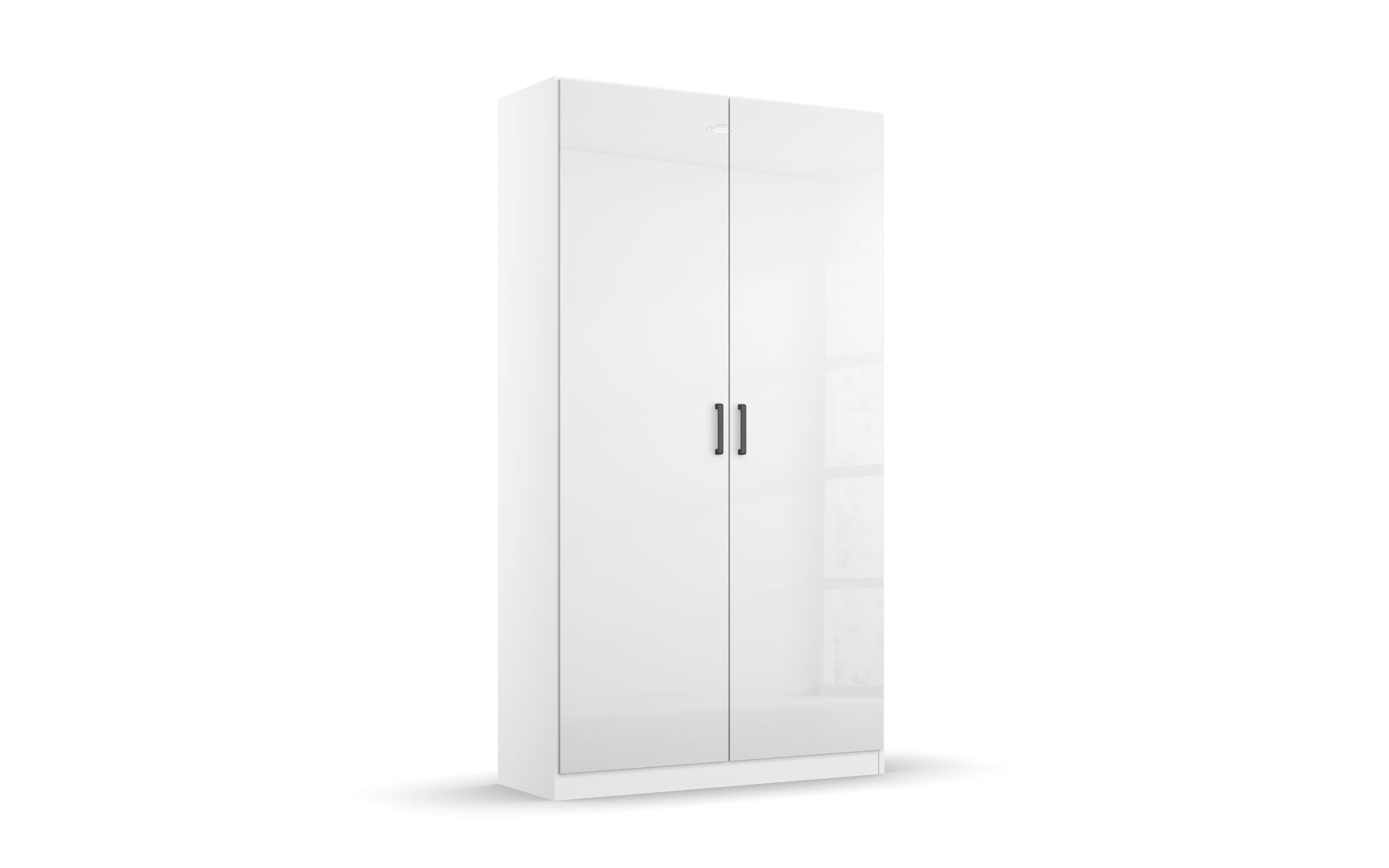 Drehtürenschrank 3100 Allrounder, weiß, 91 x 197 cm