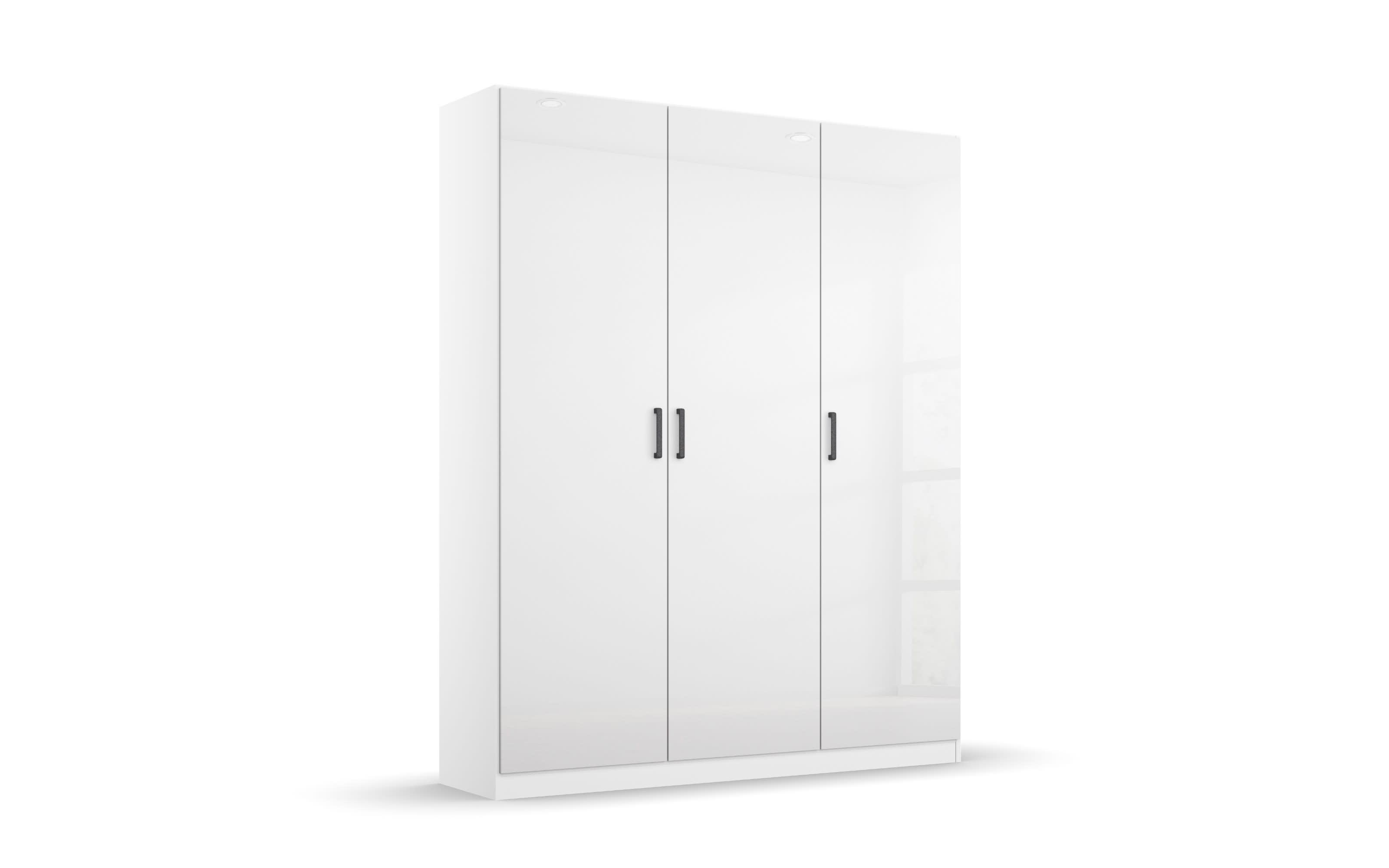 Drehtürenschrank 3105 Allrounder, weiß, 136 x 197cm