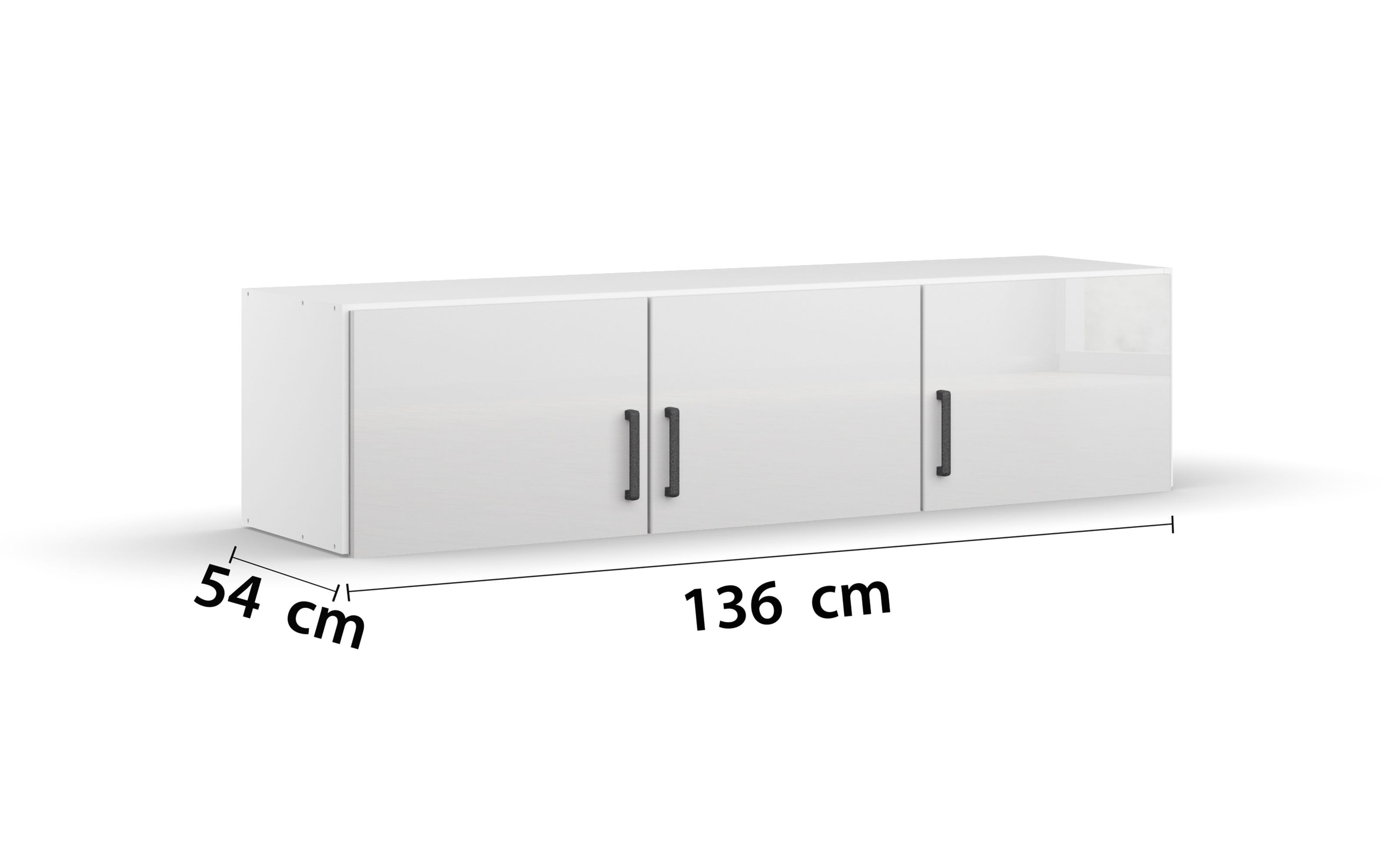 Aufsatzelement 3307 Allrounder, weiß, 136 x 39 cm 