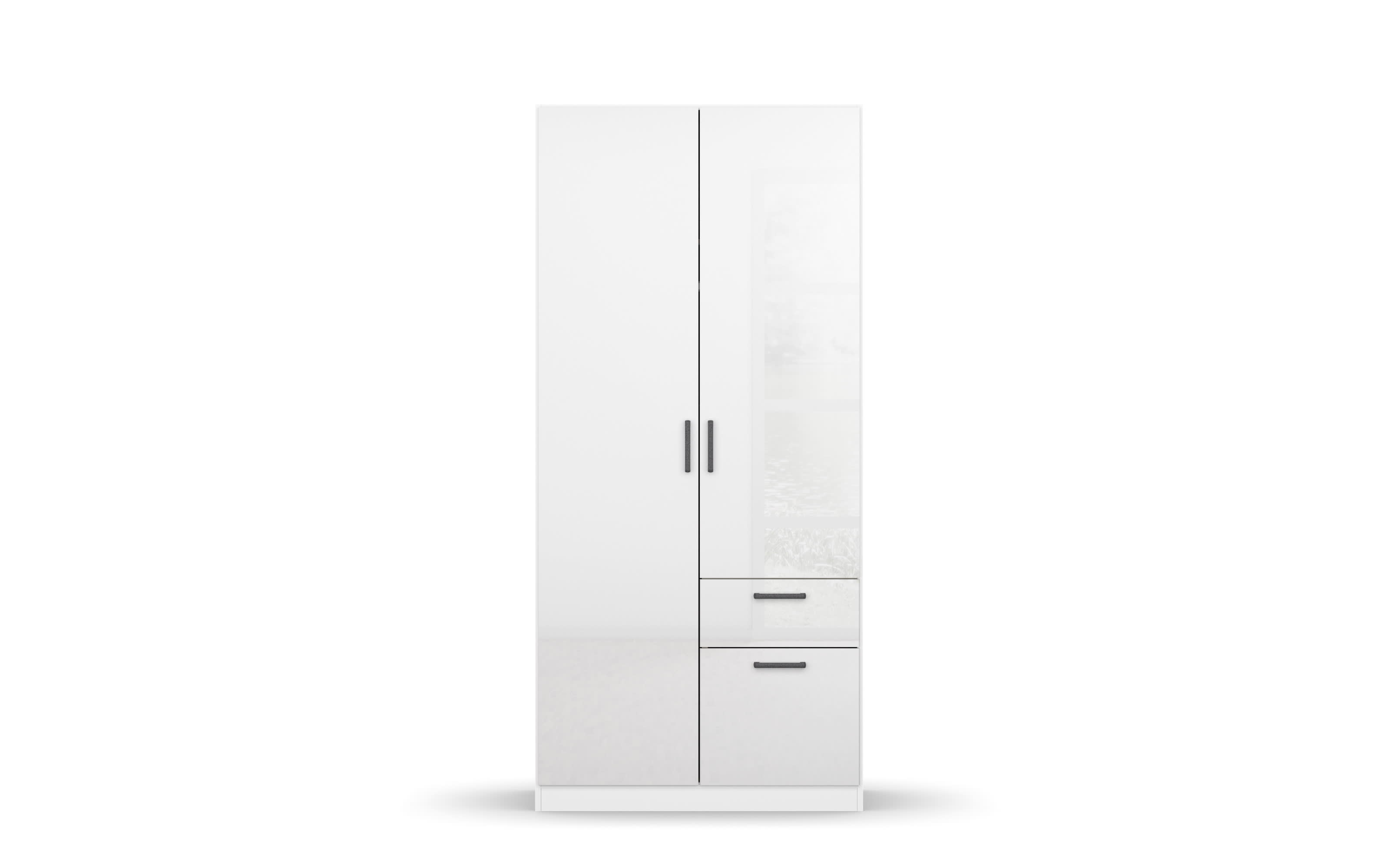 Drehtürenschrank 33Q1 Allrounder, weiß, 91 x 197 cm