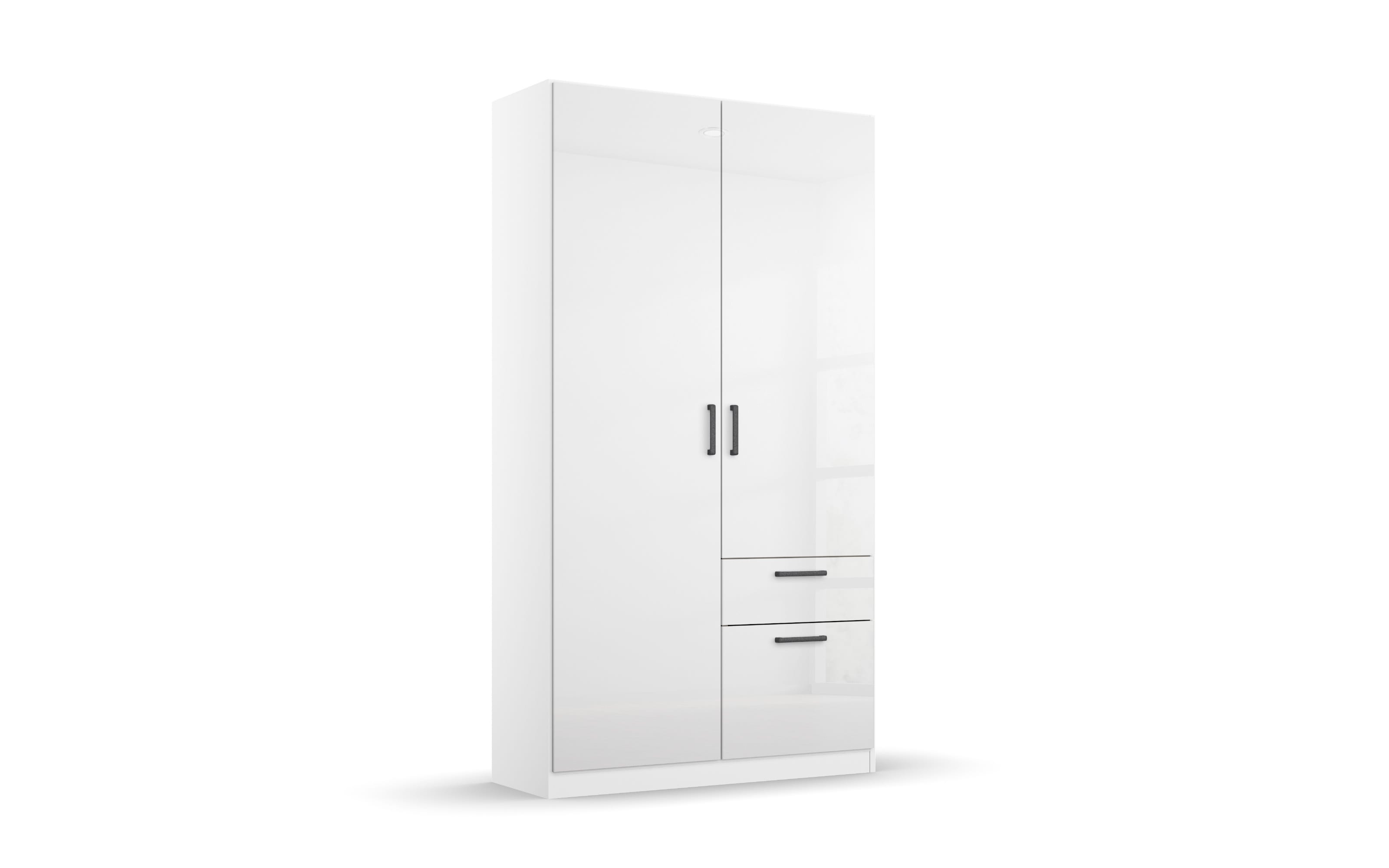 Drehtürenschrank 33Q1 Allrounder, weiß, 91 x 197 cm