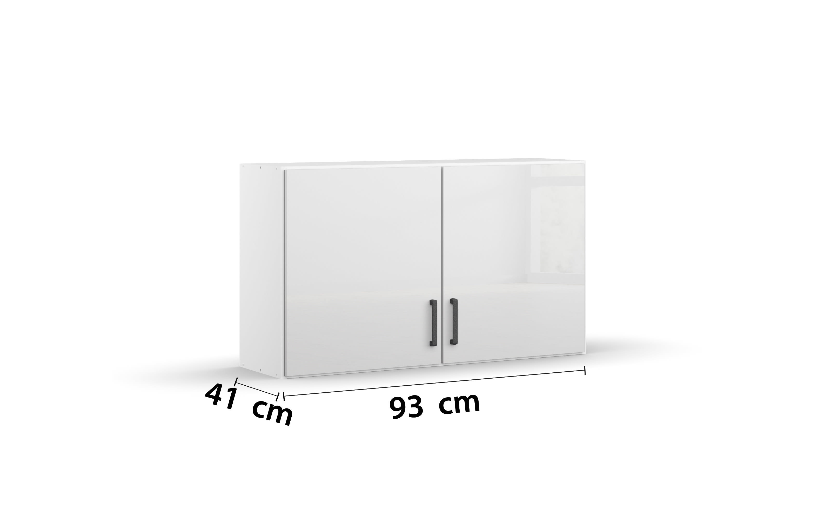 Hängeschrank 61L7 Allrounder, weiß, 93 x 58 cm