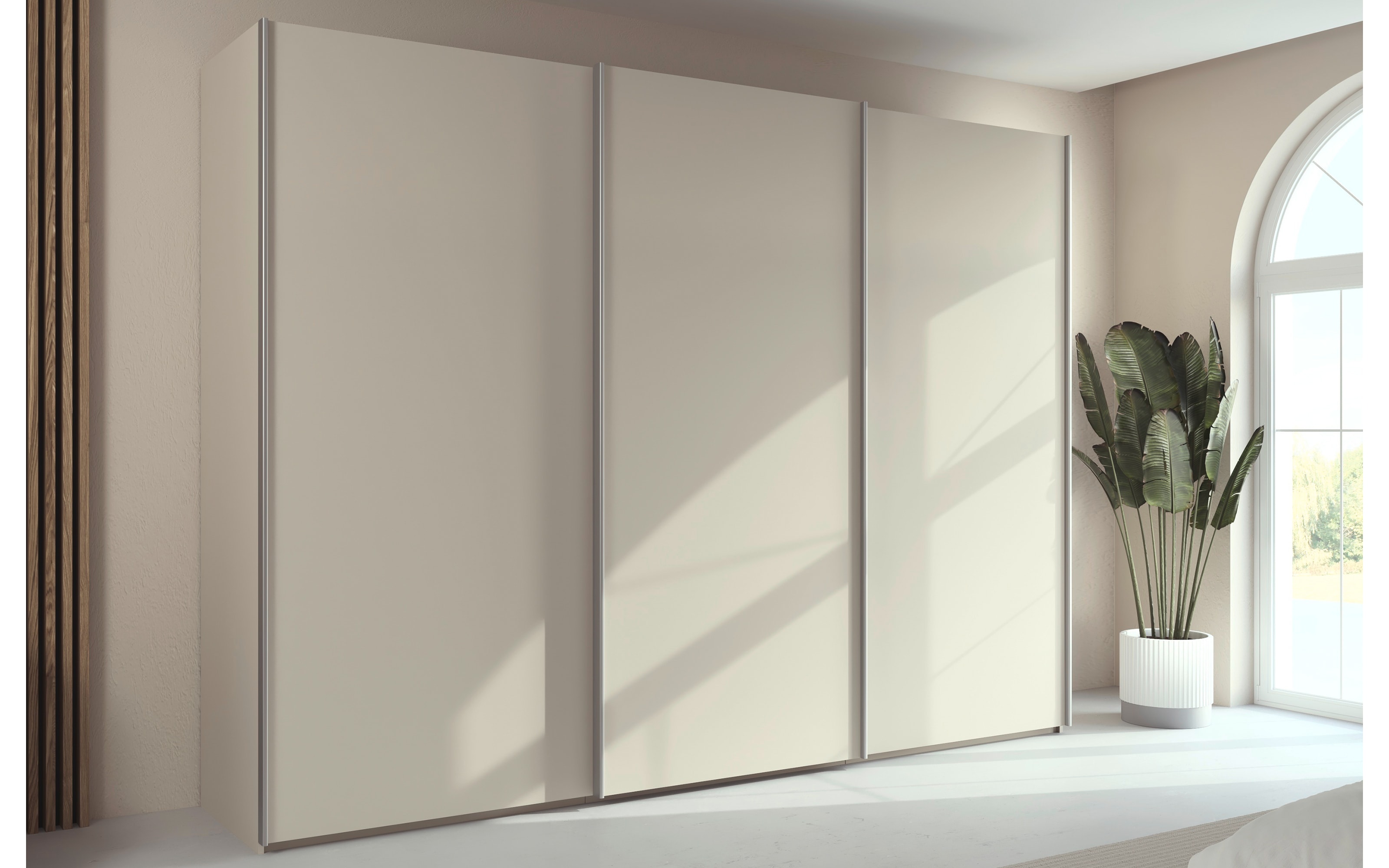 Schwebetürenschrank Taro, champagner