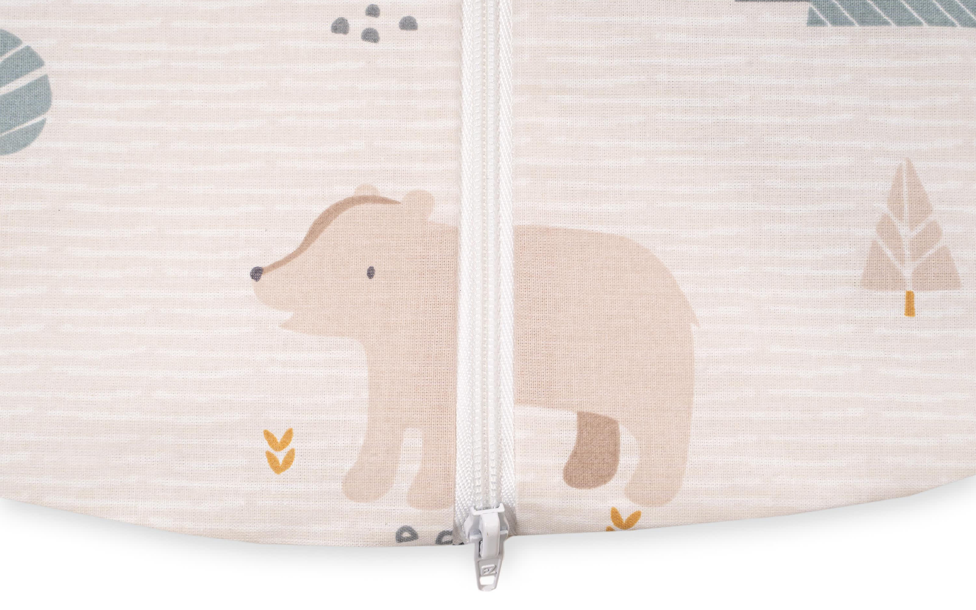 Sommer-Schlafsack, weiß mit Motiv Mountain Bear, 70 cm