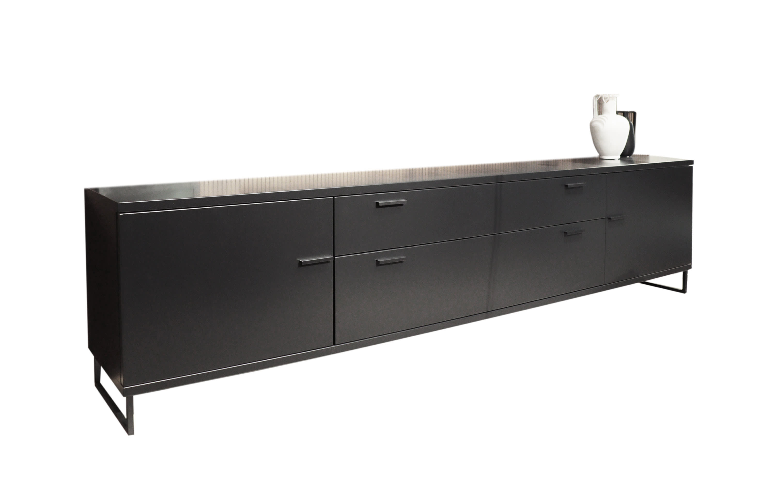 Sideboard Severo, schwarz, inkl. Paneel