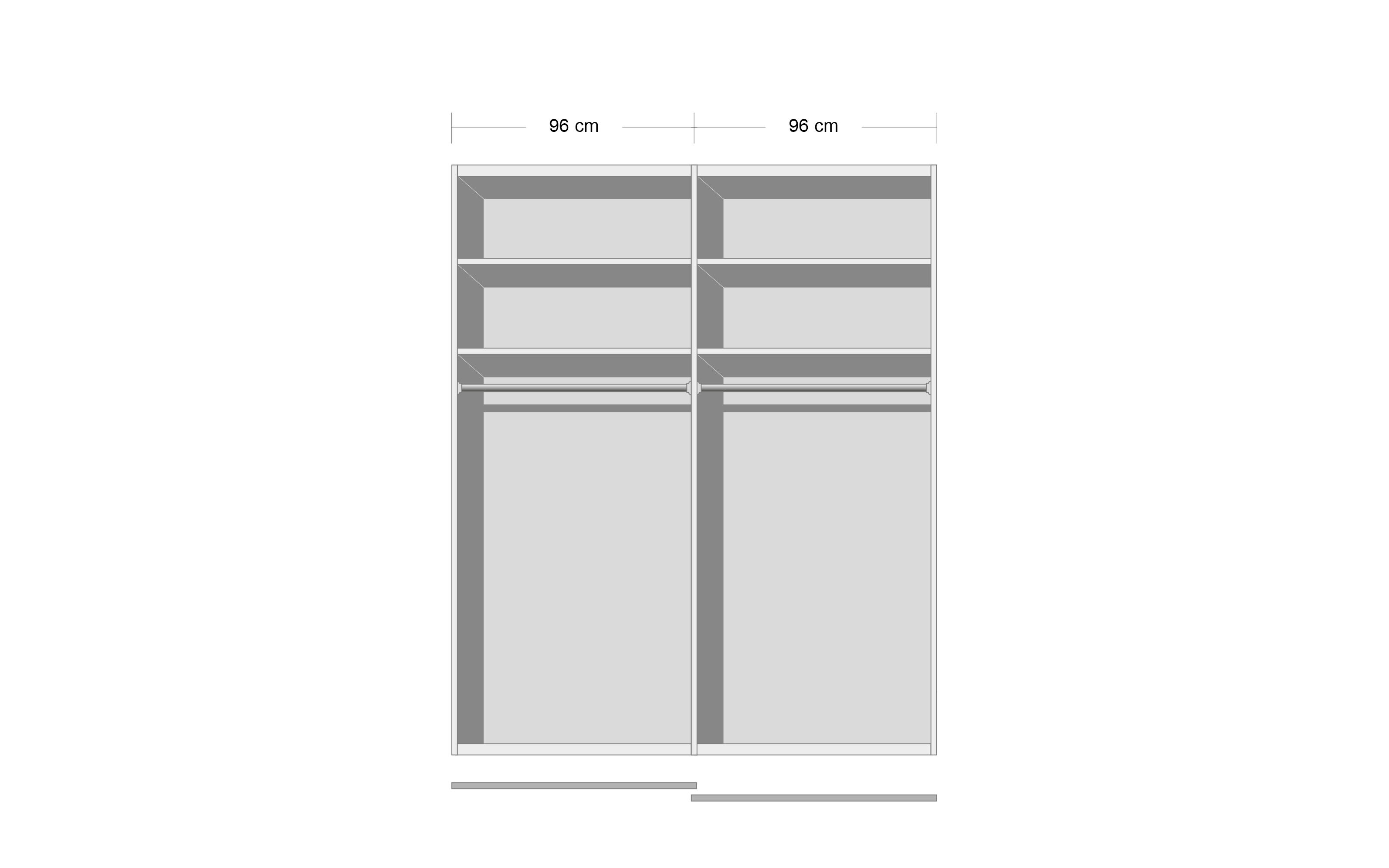 Komfortzimmer Innsbruck, Erle teilmassiv, kaufen bei Hardeck x 200 online 200 Schrank x cm, cm 197 100