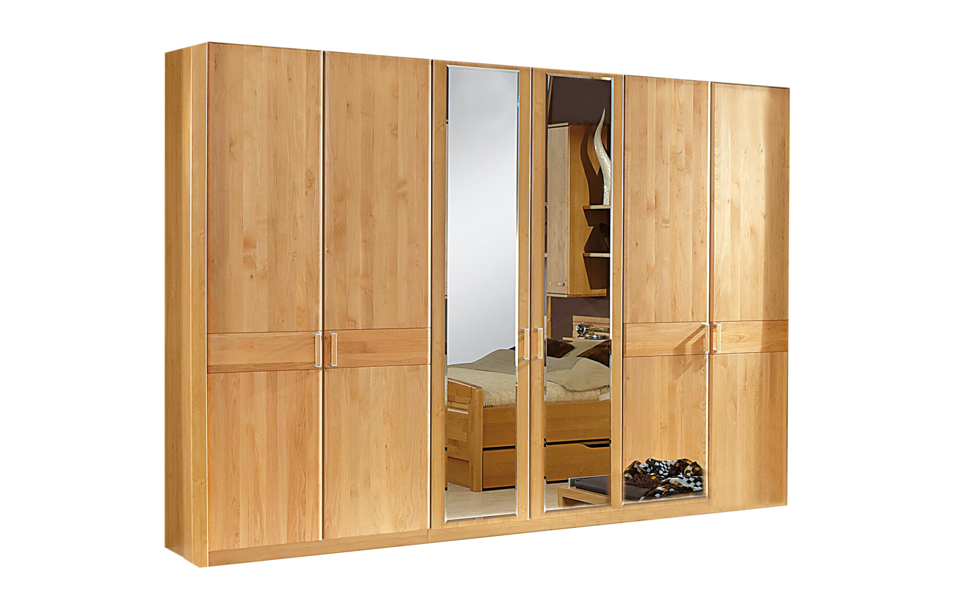 x 200 Schrank Schlafzimmer bei cm 216 cm, Hardeck online Lausanne, teilmassiv, x 180 300 kaufen Erle