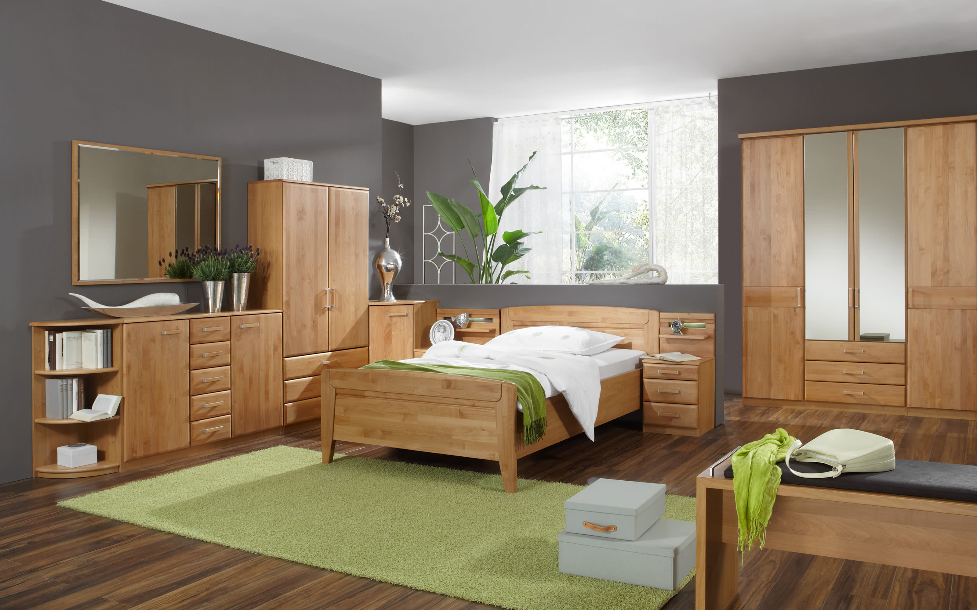 Kombikommode Lausanne, Erle teilmassiv