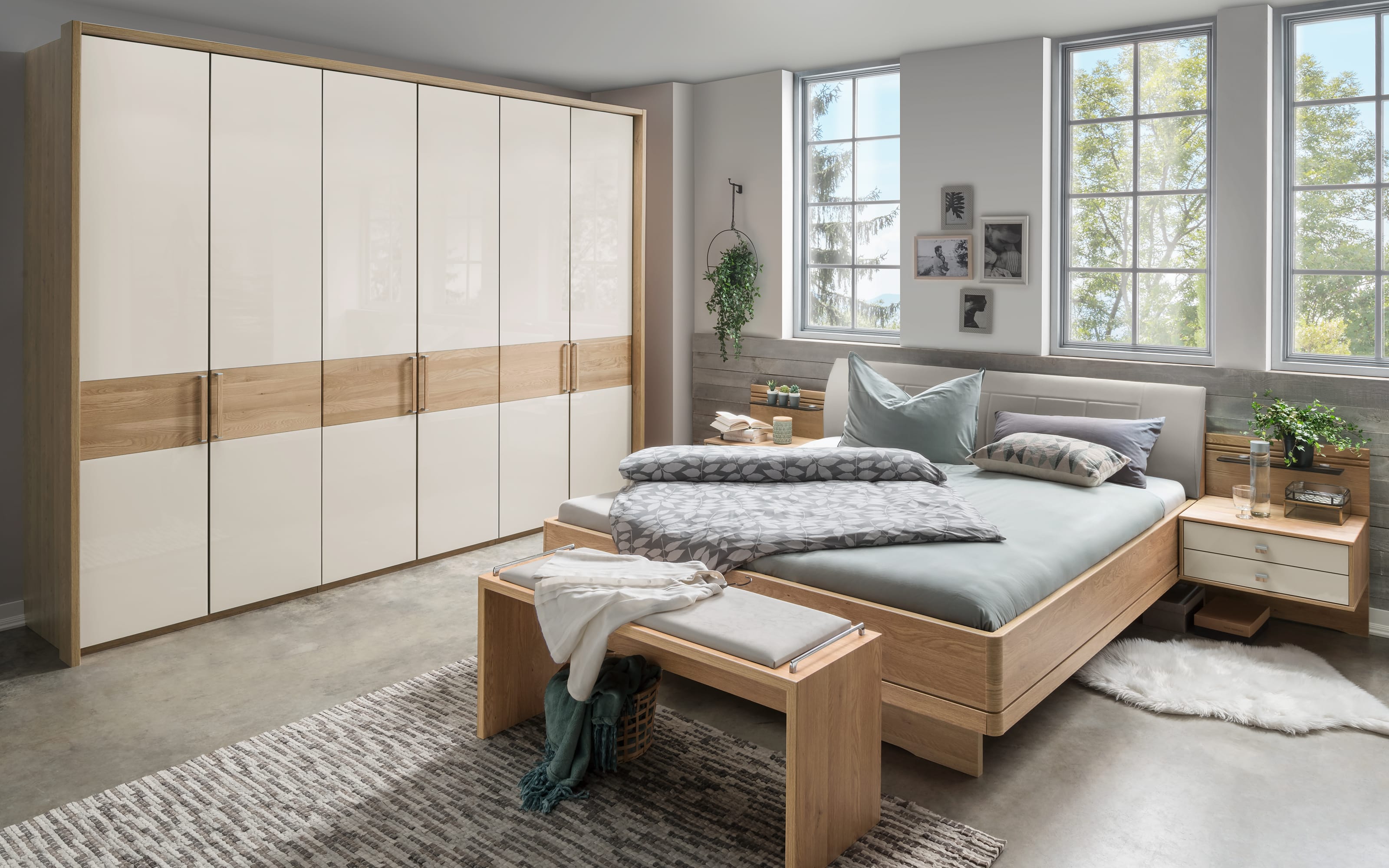 Schlafzimmer Kiruna, champagner, cm, x197 kaufen online x cm Schrank 200 Hardeck 180 bei 300